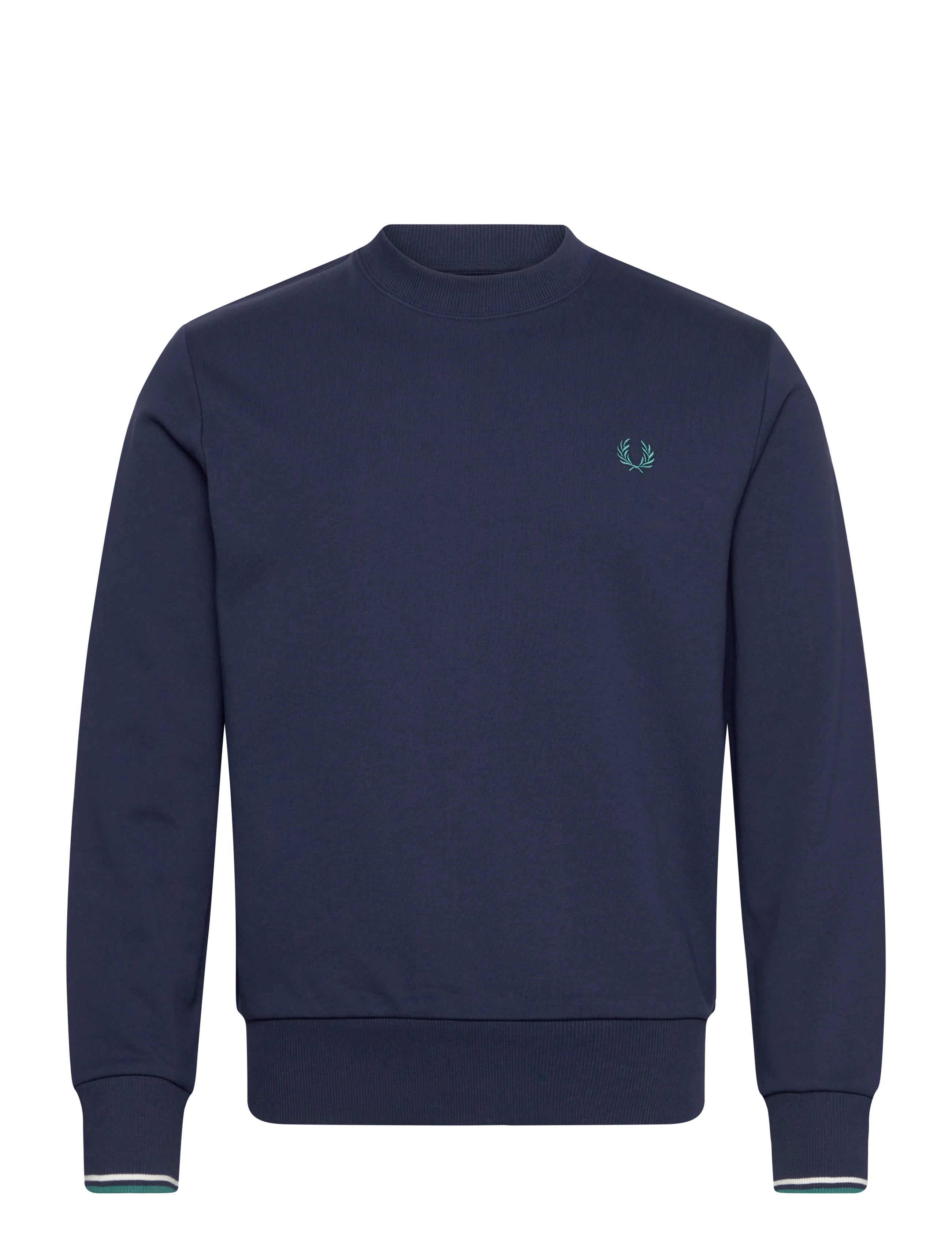 Fred Perry CREW NECK SWEATSHIRT - Tøj - TNSBL/SNWHT/DPMT / navy