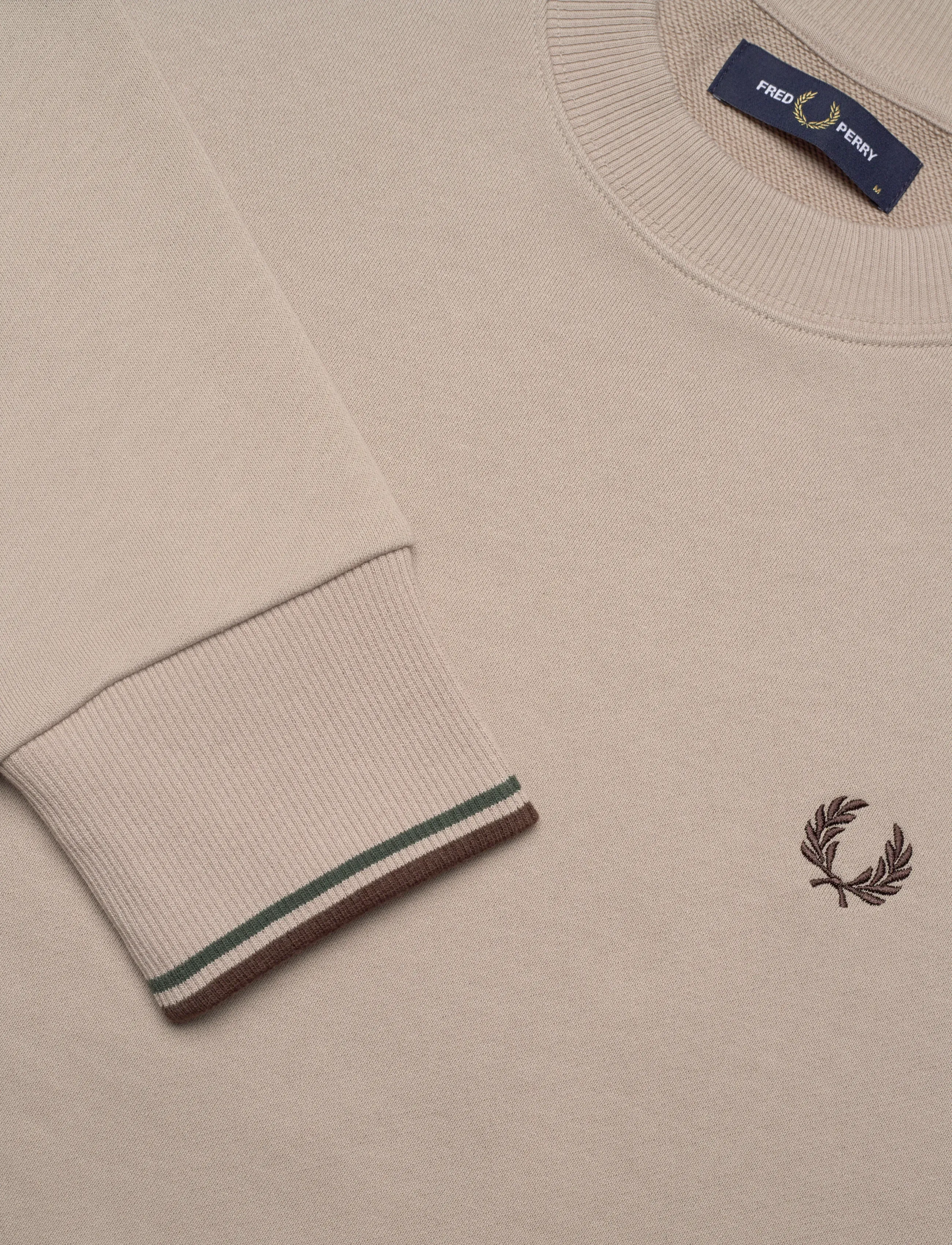 Fred Perry - CREW NECK SWEATSHIRT - sweatshirts - wrmot/crtgr/btob - 2
