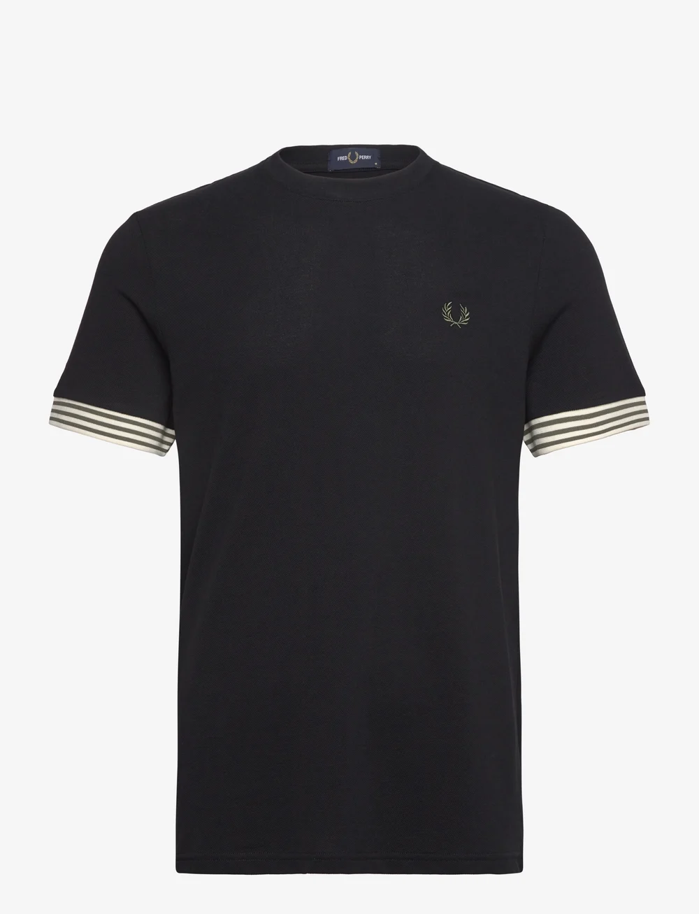 送料関税込♪Fred Perry/Striped Cuff T-Shirt Fred Perry Striped Cuff T-shirt (FPYM7707) - T-Shirts