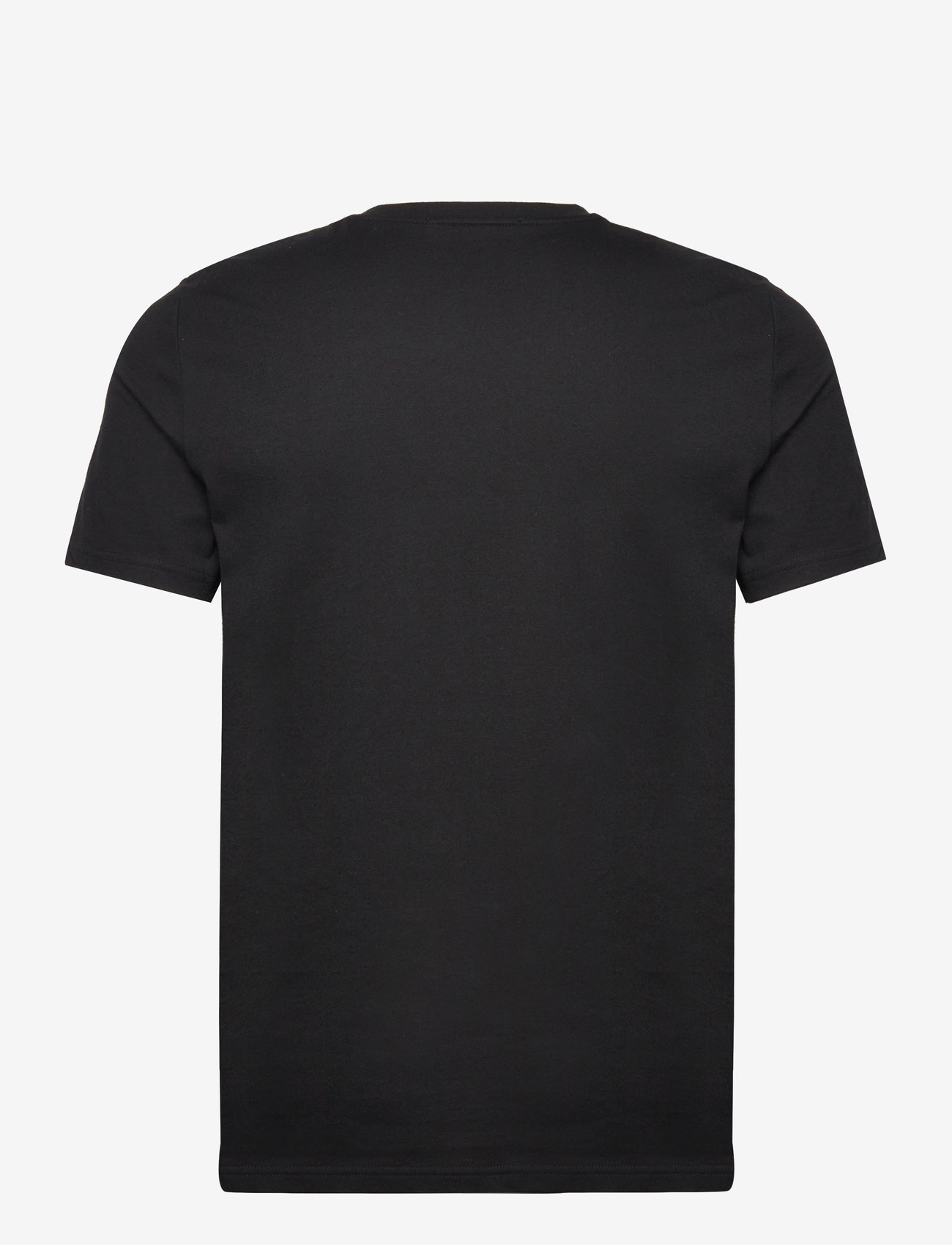 Fred Perry - FLOCKED LAUREL WREATH GRA TEE - black/warm grey - 1