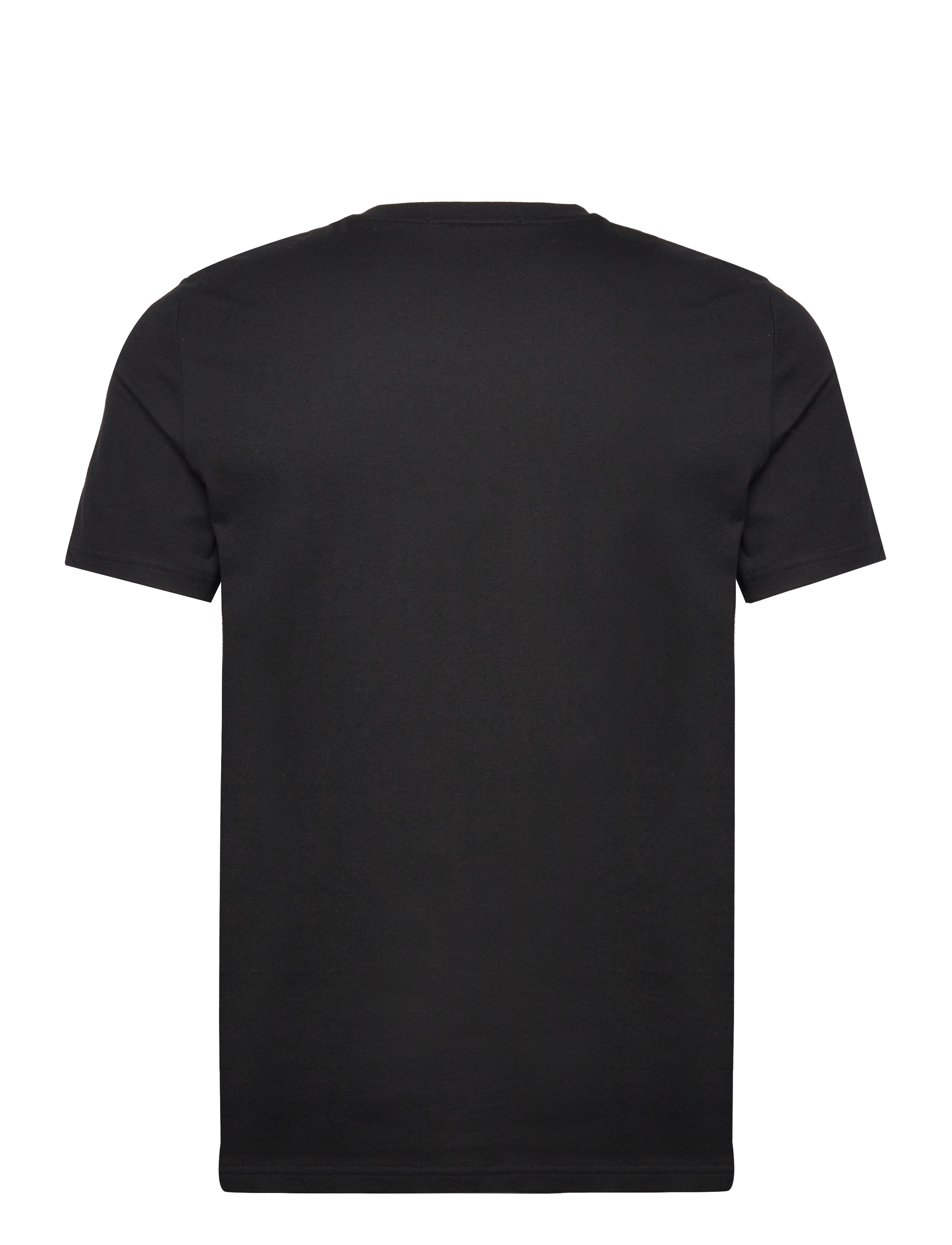Fred Perry - FLOCKED LAUREL WREATH GRA TEE - black/warm grey - 1