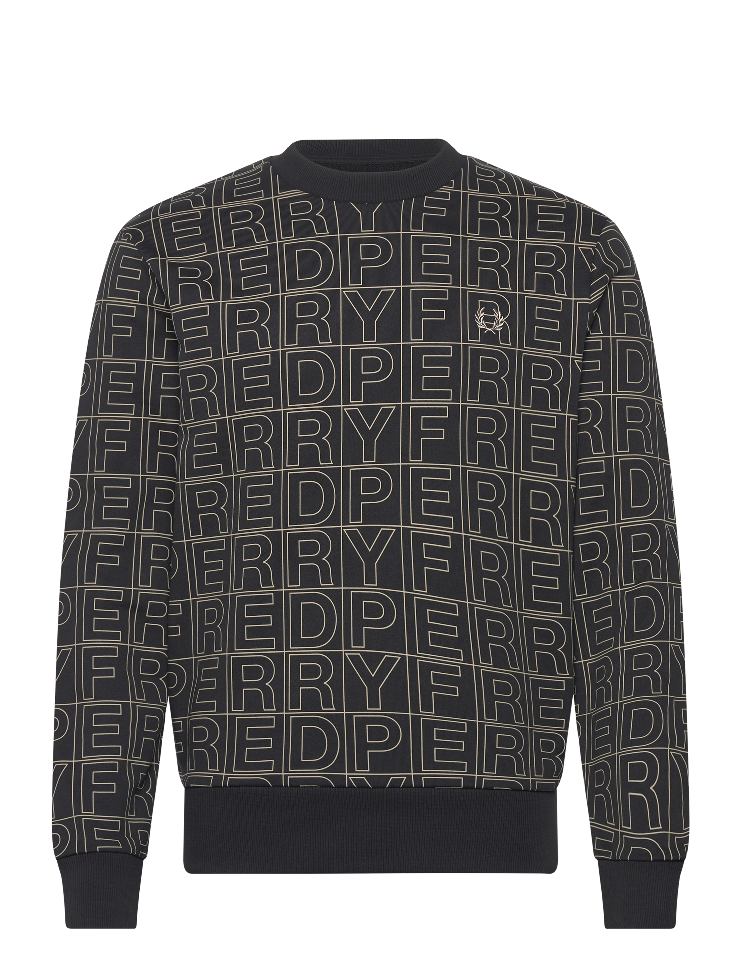 SPELLOUT GRAPHIC SWEATSH - BLACK