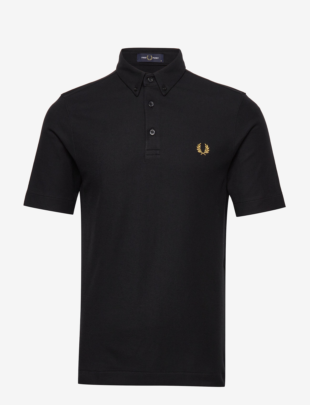 Fred Perry - BUTTON DOWN POLO - black - 0