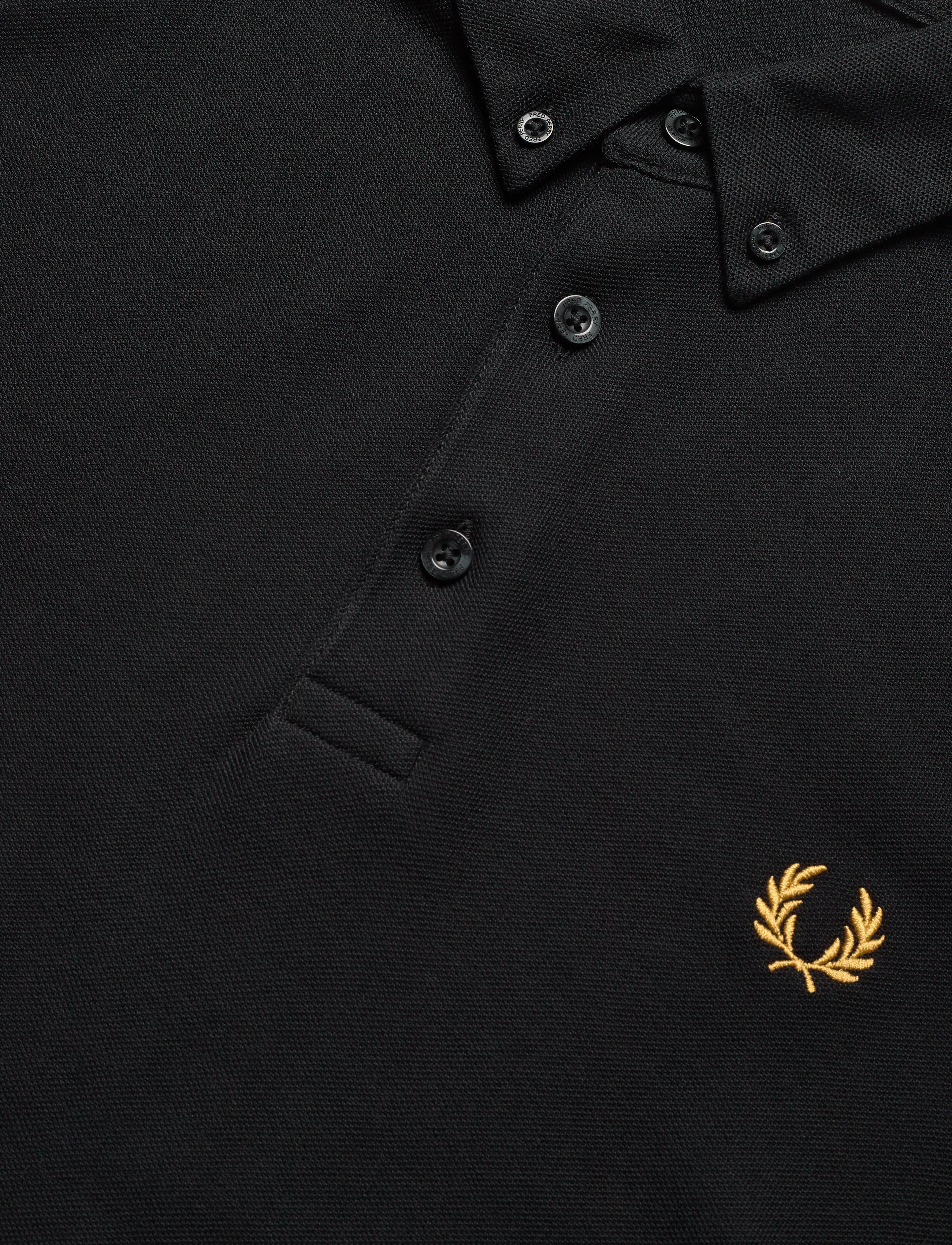 Fred Perry - BUTTON DOWN POLO - black - 2