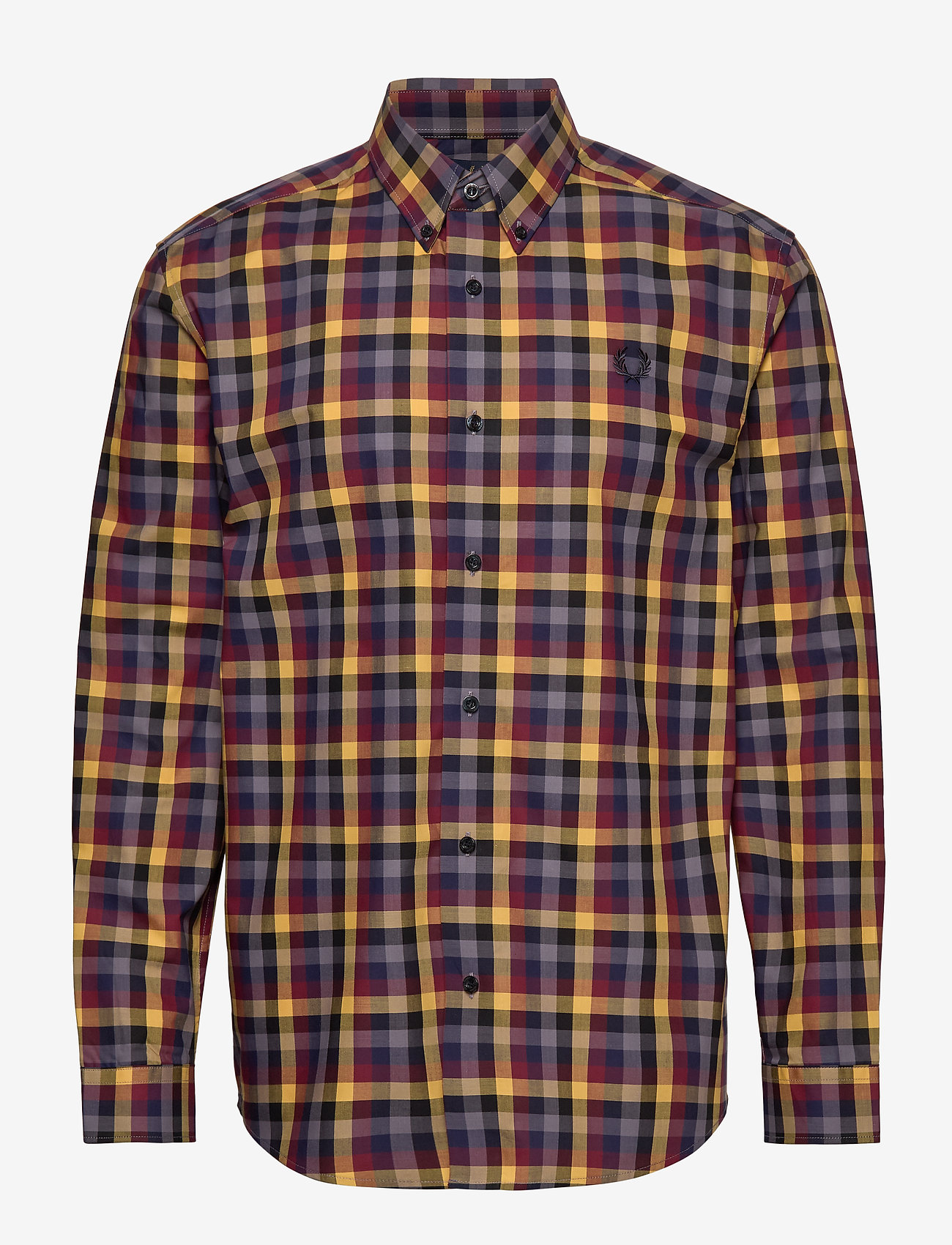 Fred Perry - 6 COL. GINGHAM SHIRT - gold - 0
