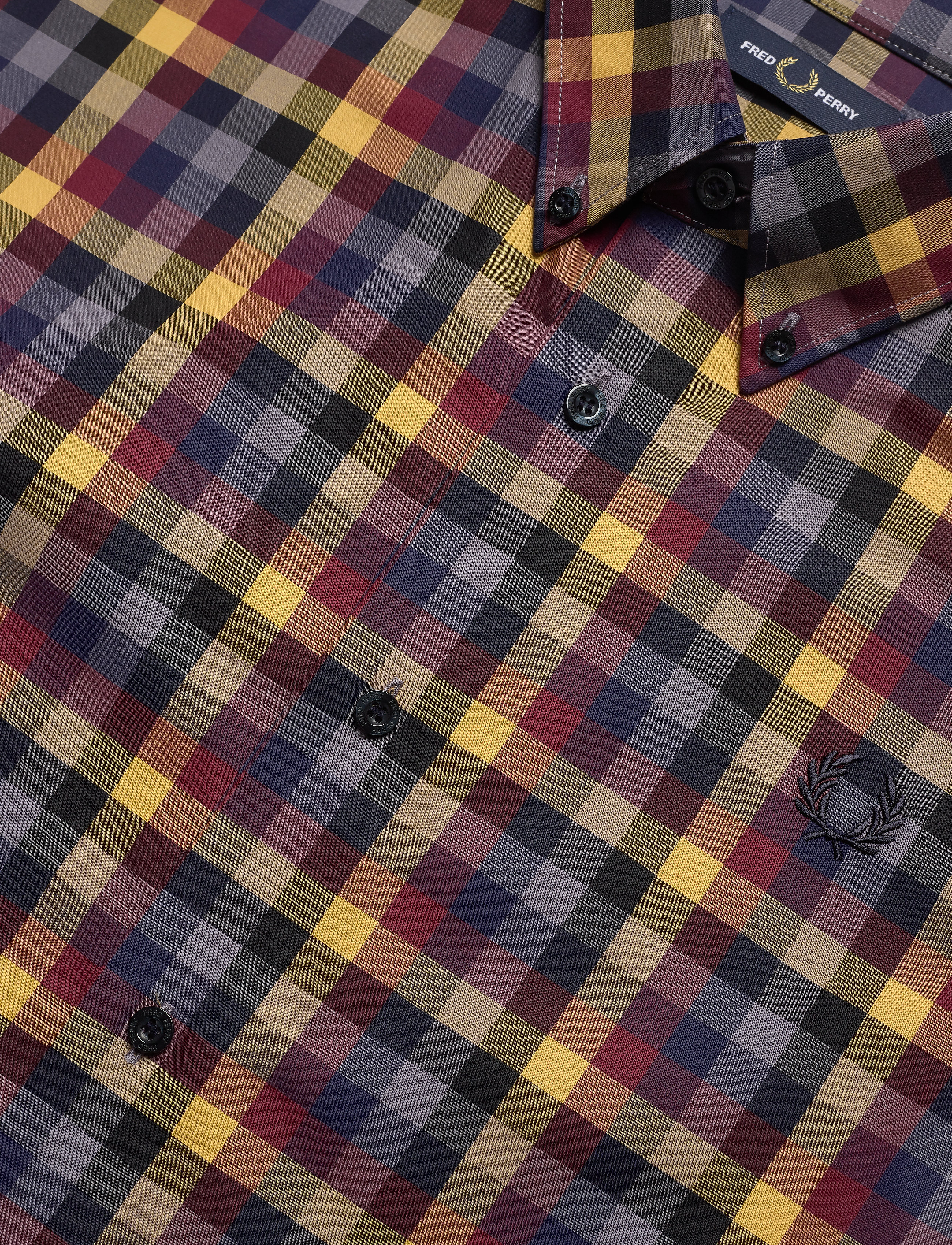 Fred Perry - 6 COL. GINGHAM SHIRT - gold - 3