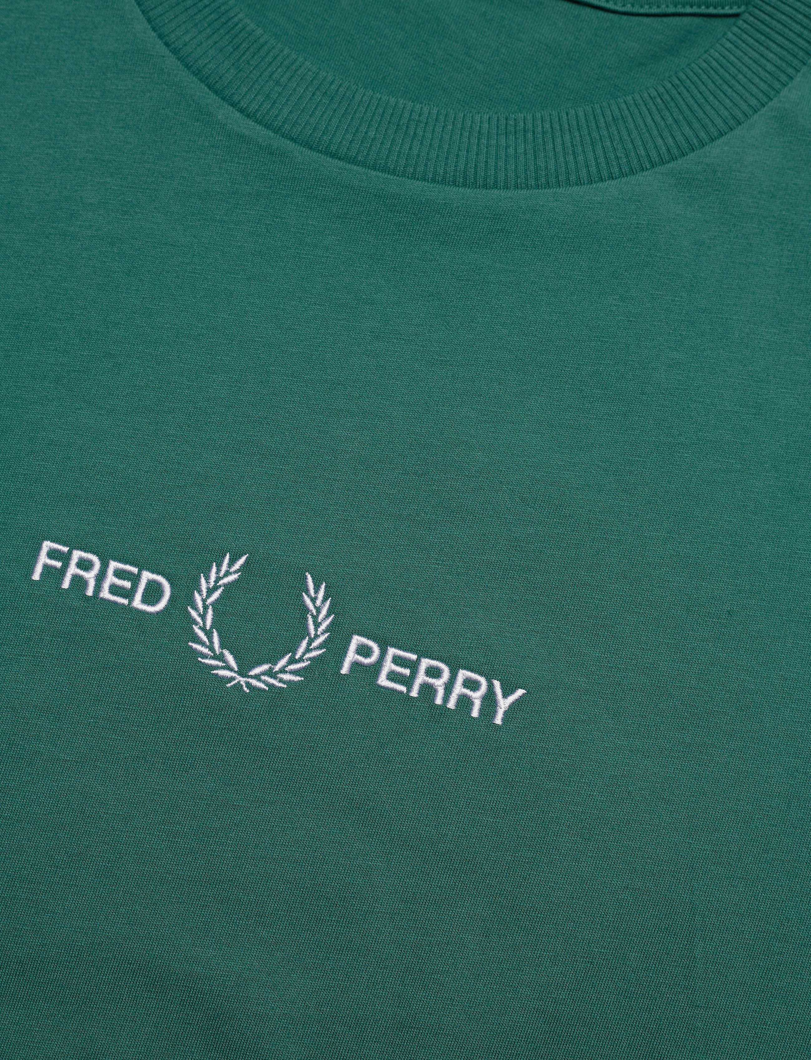 Fred Perry - GRAPHIC T-SHIRT - light petrol - 2