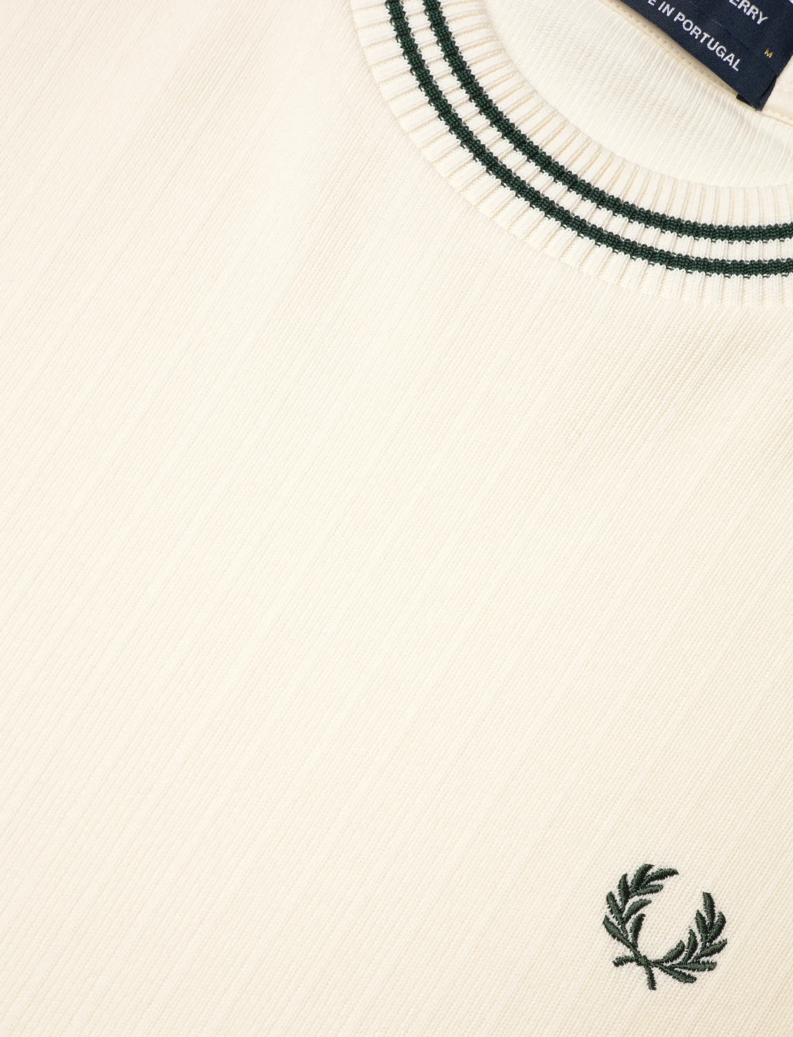Fred Perry - RIBBED JERSEY T-SHIRT - geburtstagsgeschenke - ecru - 5
