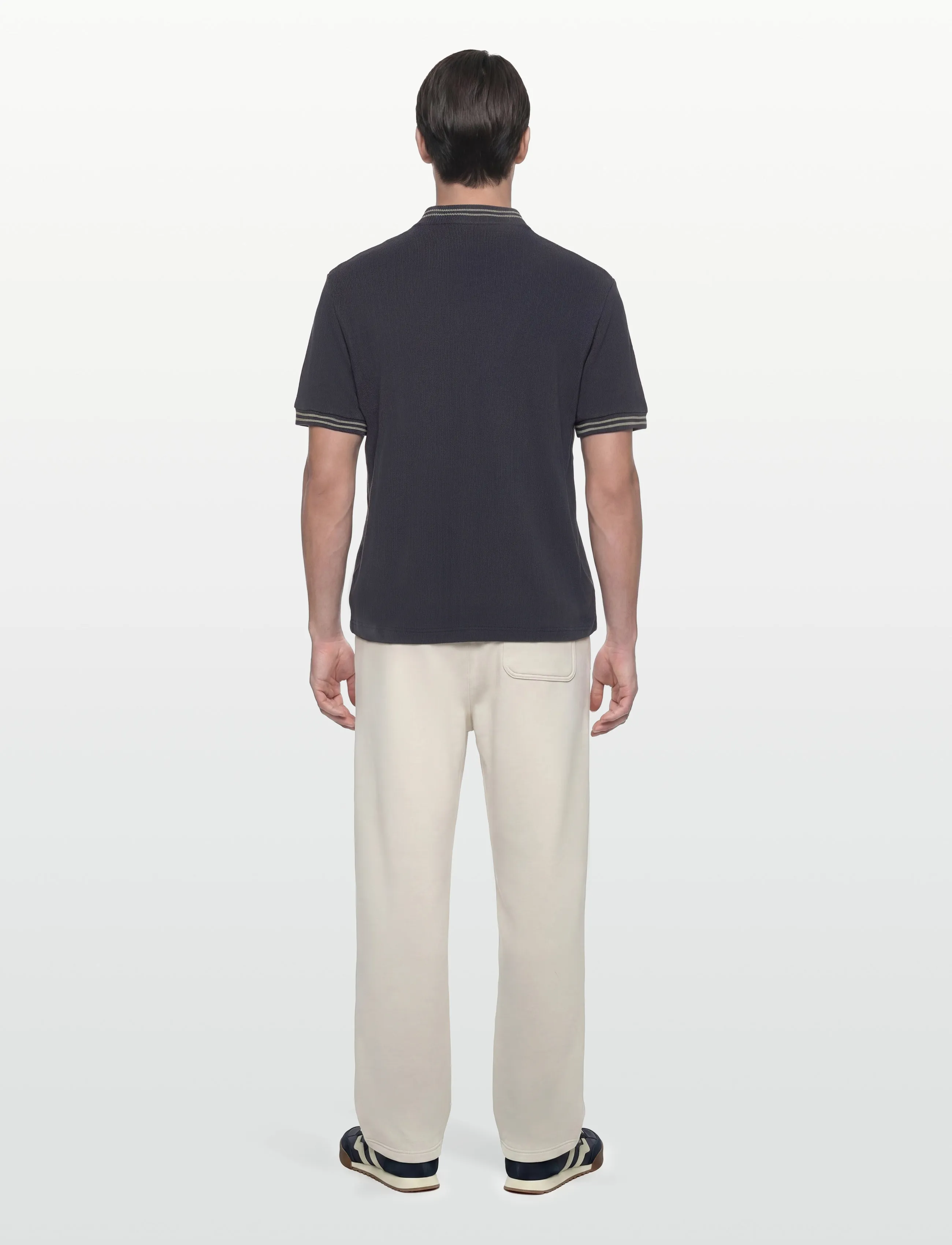 Fred Perry Ribbed Jersey T-Shirt herr – bild 3