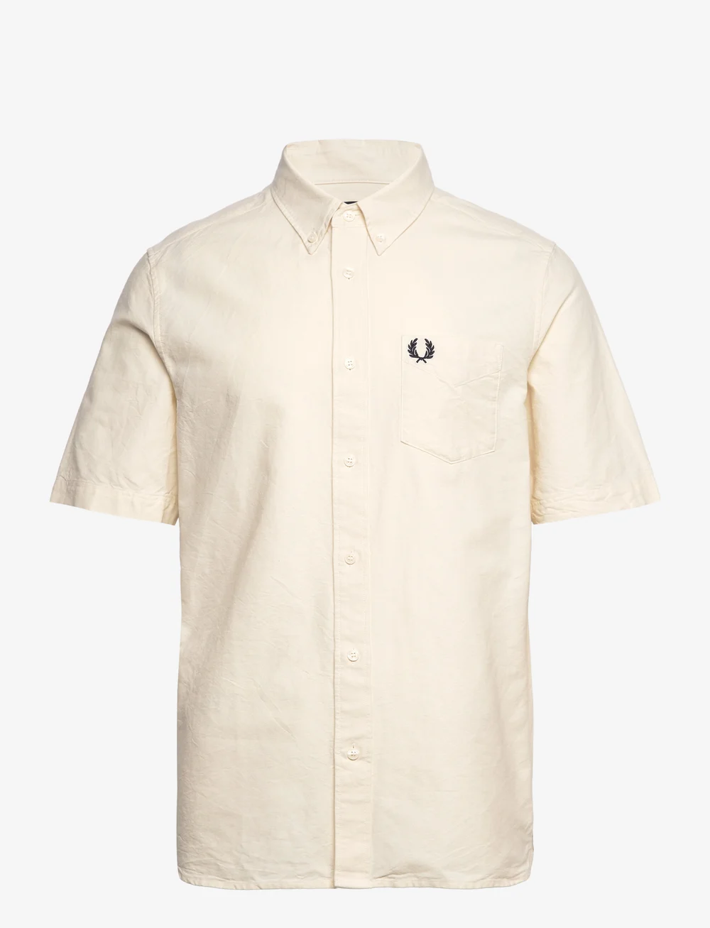 Fred Perry - S/S OXFORD SHIRT - oxford shirts - ecru - 0