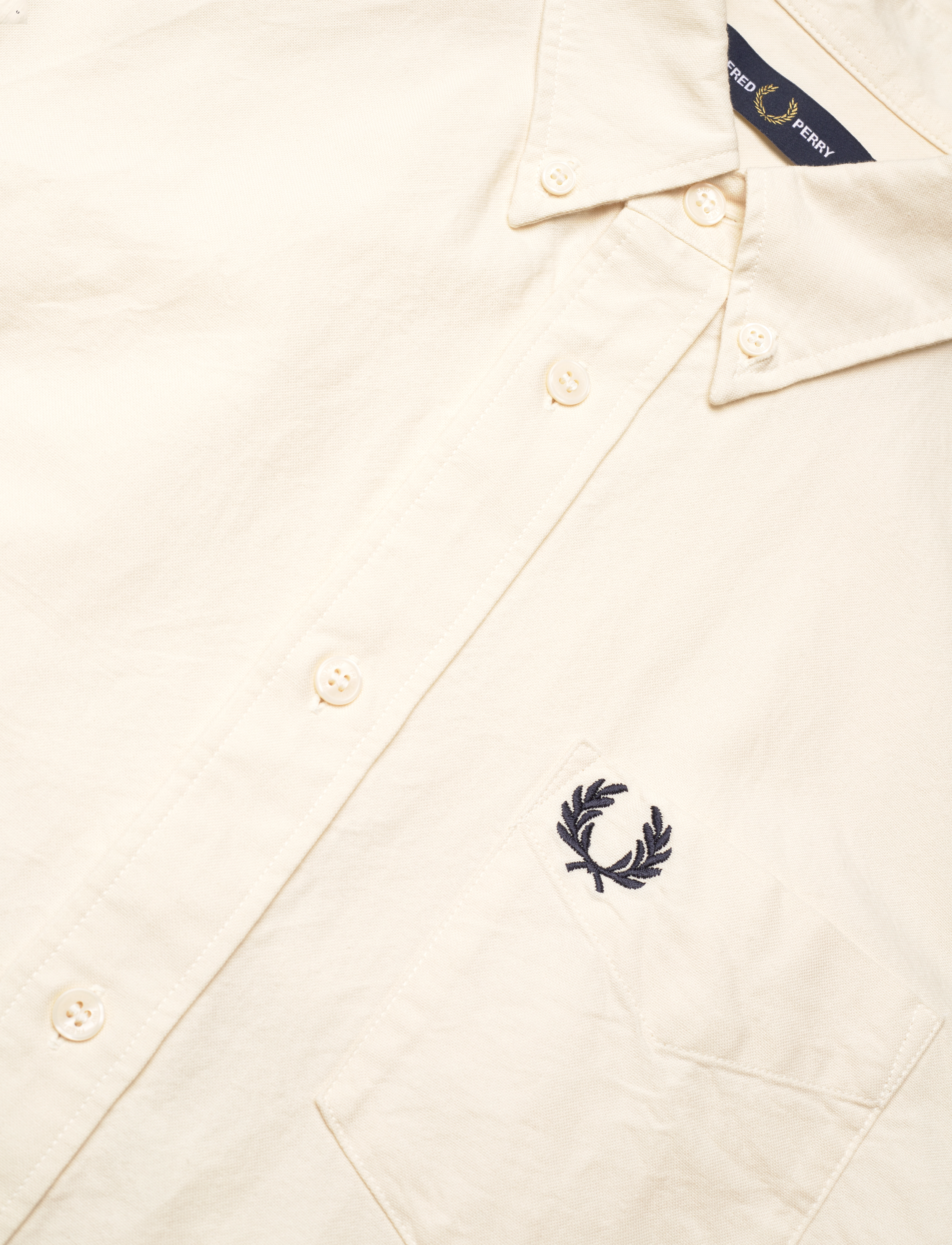 Fred Perry - S/S OXFORD SHIRT - ecru - 3