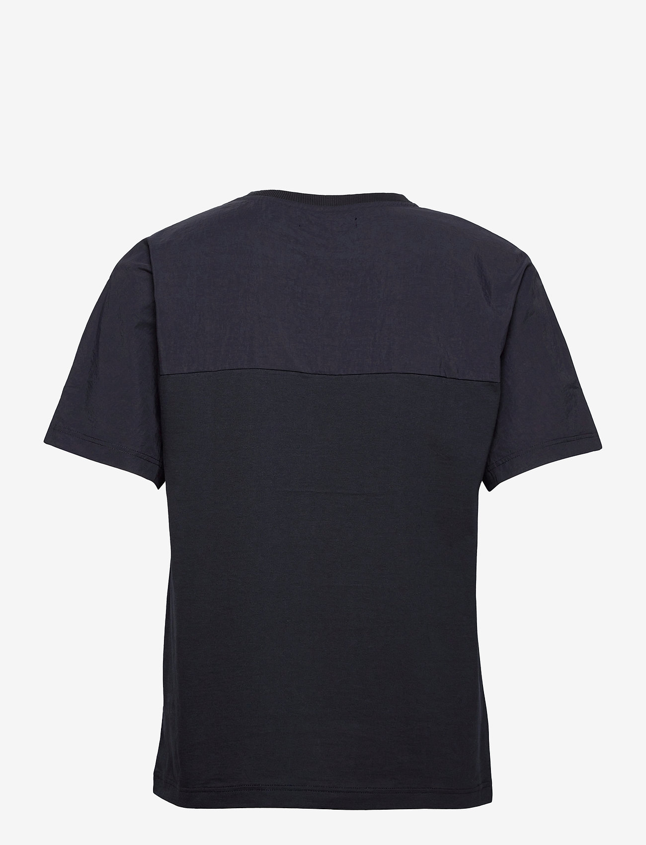 Fred Perry - WOVEN PANEL T-SHIRT - navy - 1