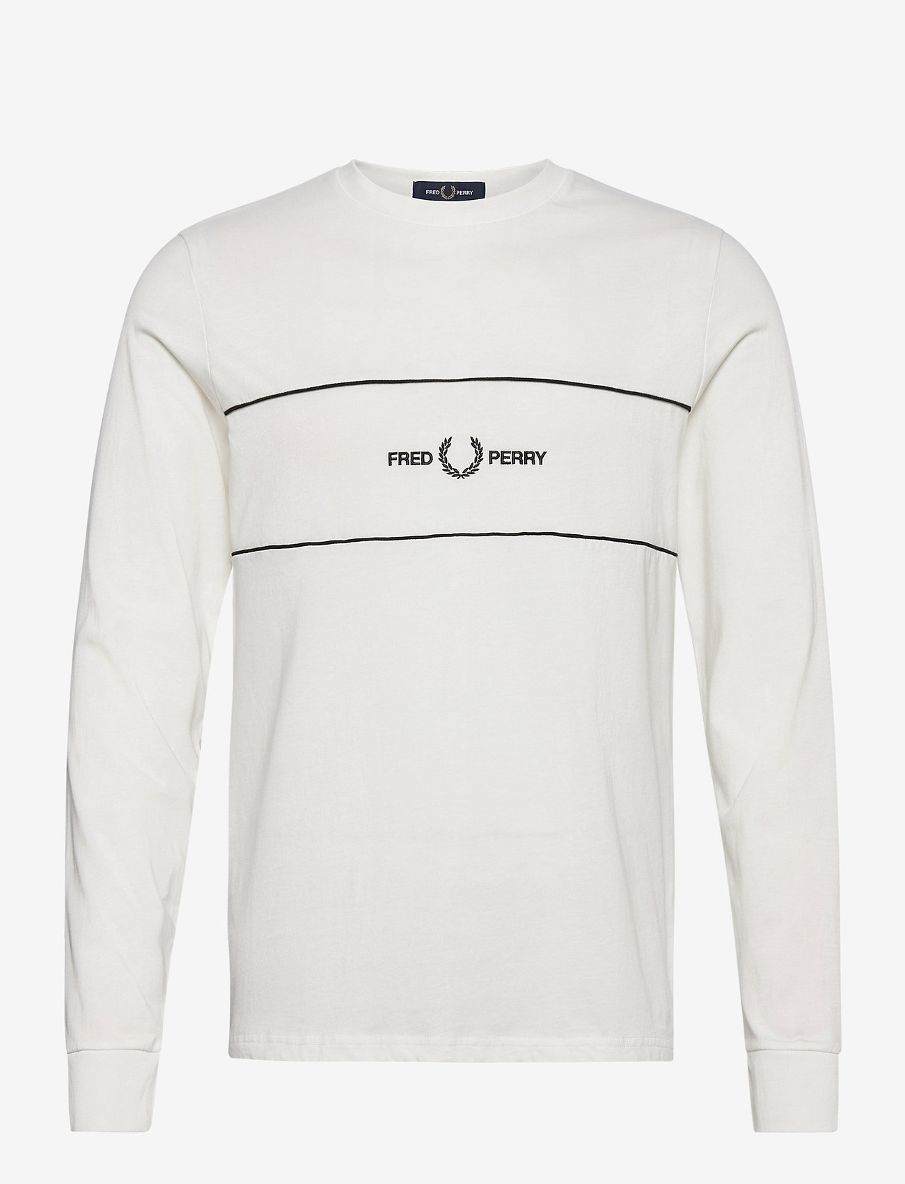 Fred Perry - EMBROID.PANEL T-SHIRT - snow white - 0