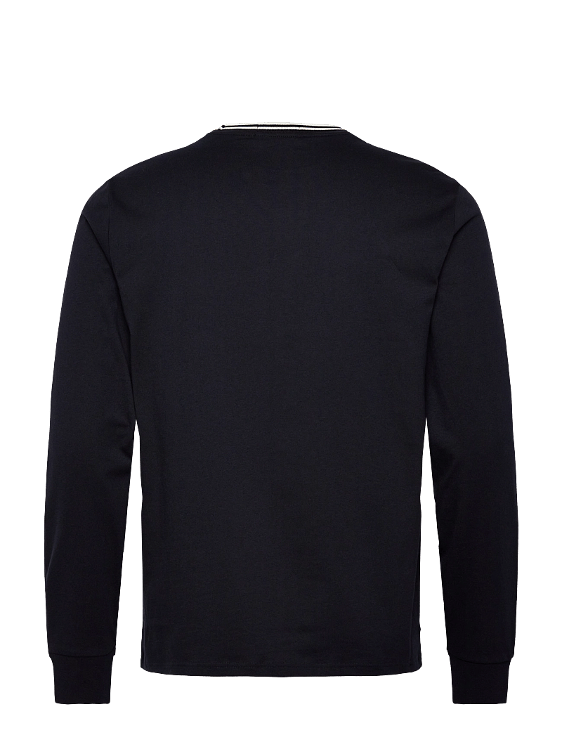 Fred Perry - LS TWIN TIPPED T-SHIRT - långärmade t-shirts - navy - 1