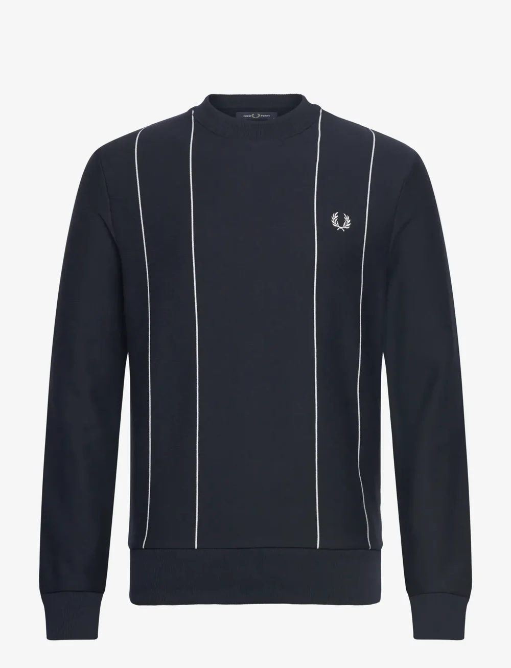 Fred Perry - PINSTRIPE SWEATSHIRT - Ümmarguse kaelusega kudumid - navy - 0