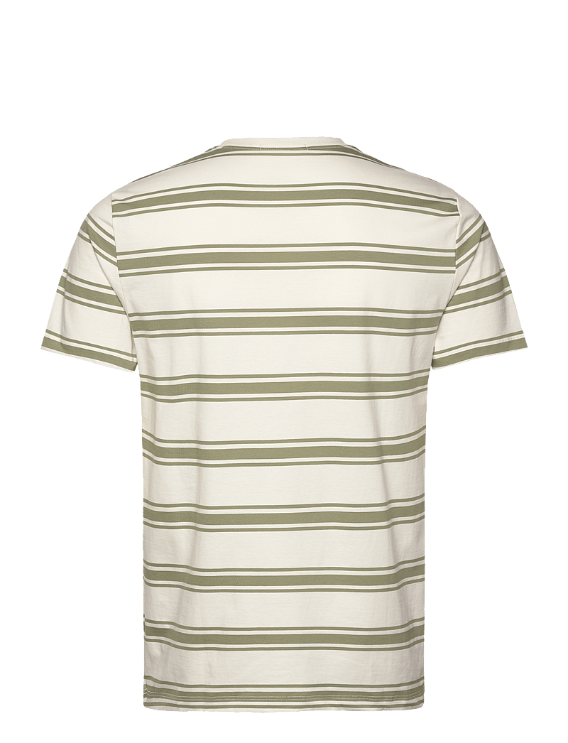 Fred Perry - FINE STRIPE T-SHIRT - kurzärmelig - light ecru - 1