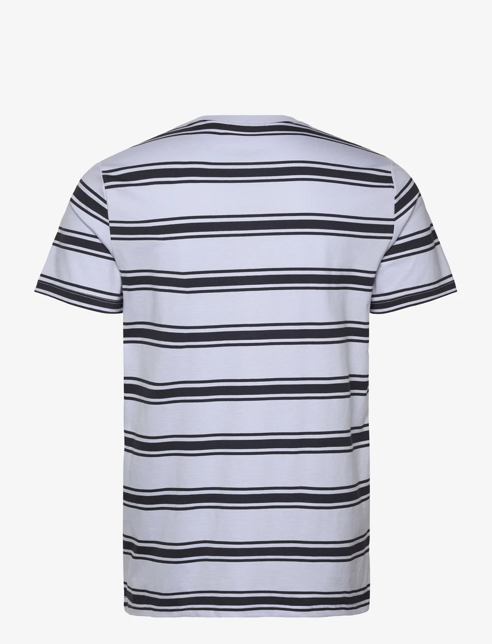 Fred Perry - FINE STRIPE T-SHIRT - kortärmade t-shirts - light smoke - 1