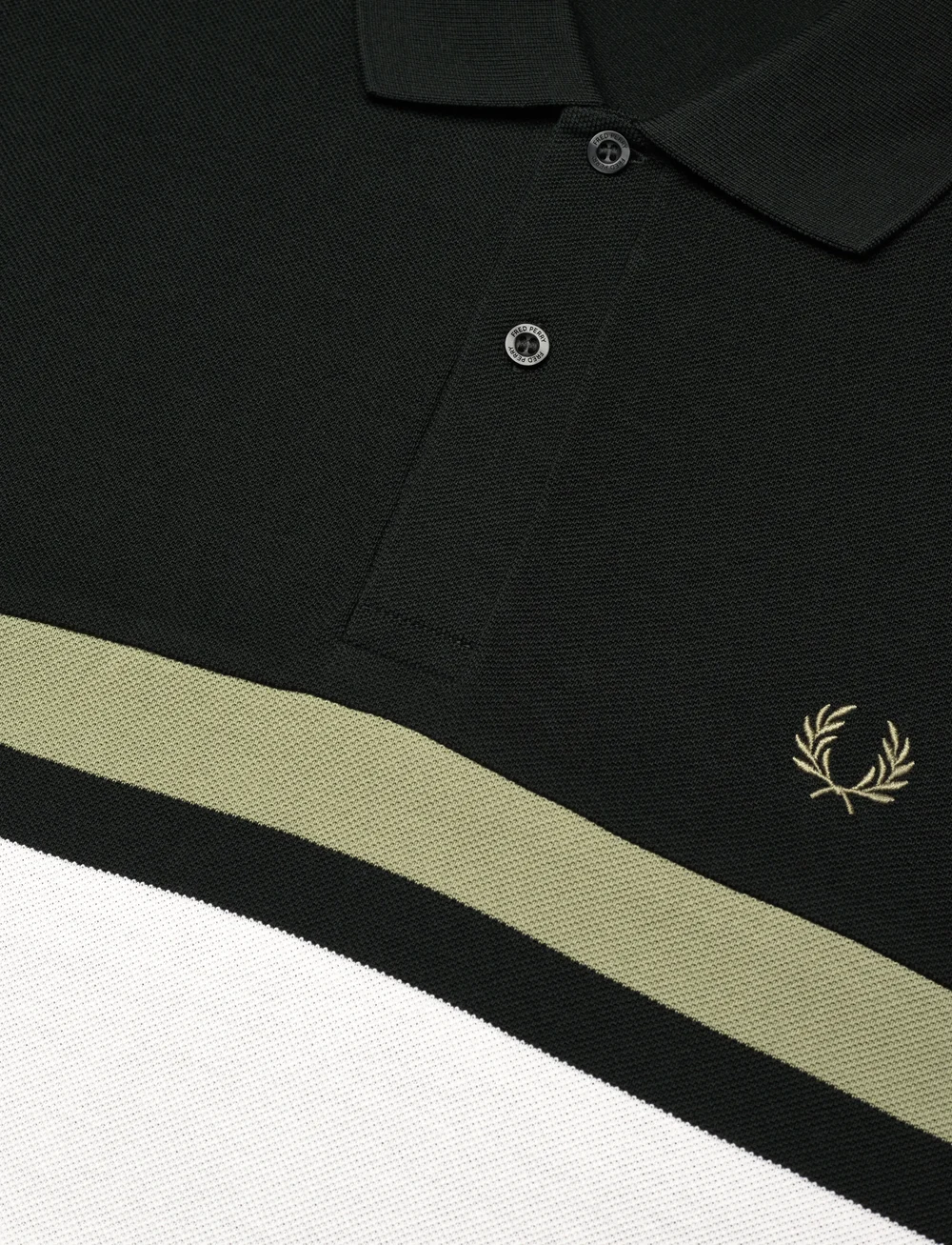 Fred Perry - PANELLED POLO SHIRT - kurzärmelig - night green - 2