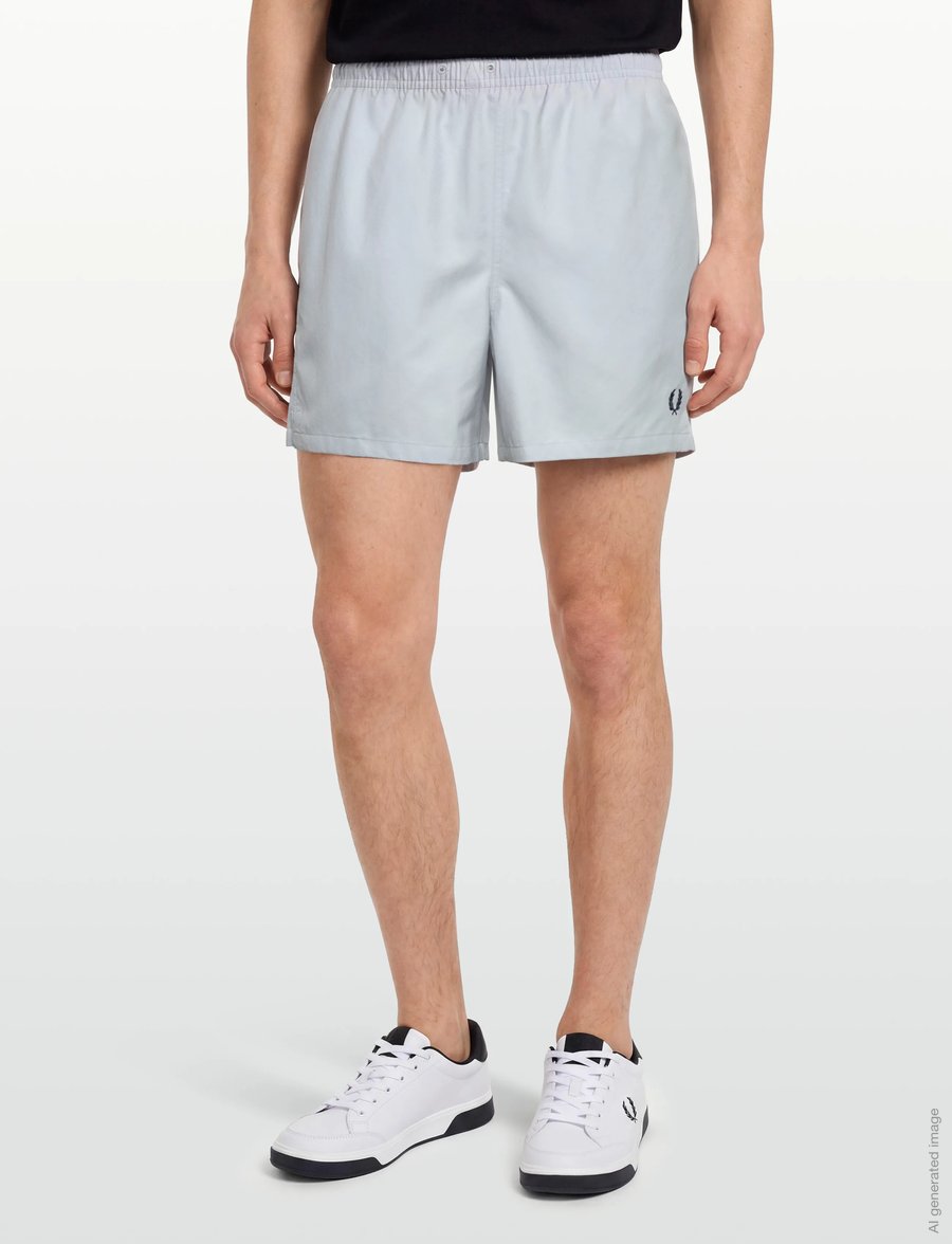 Fred Perry - SWIMSHORTS - badehosen - dusky blue - 3