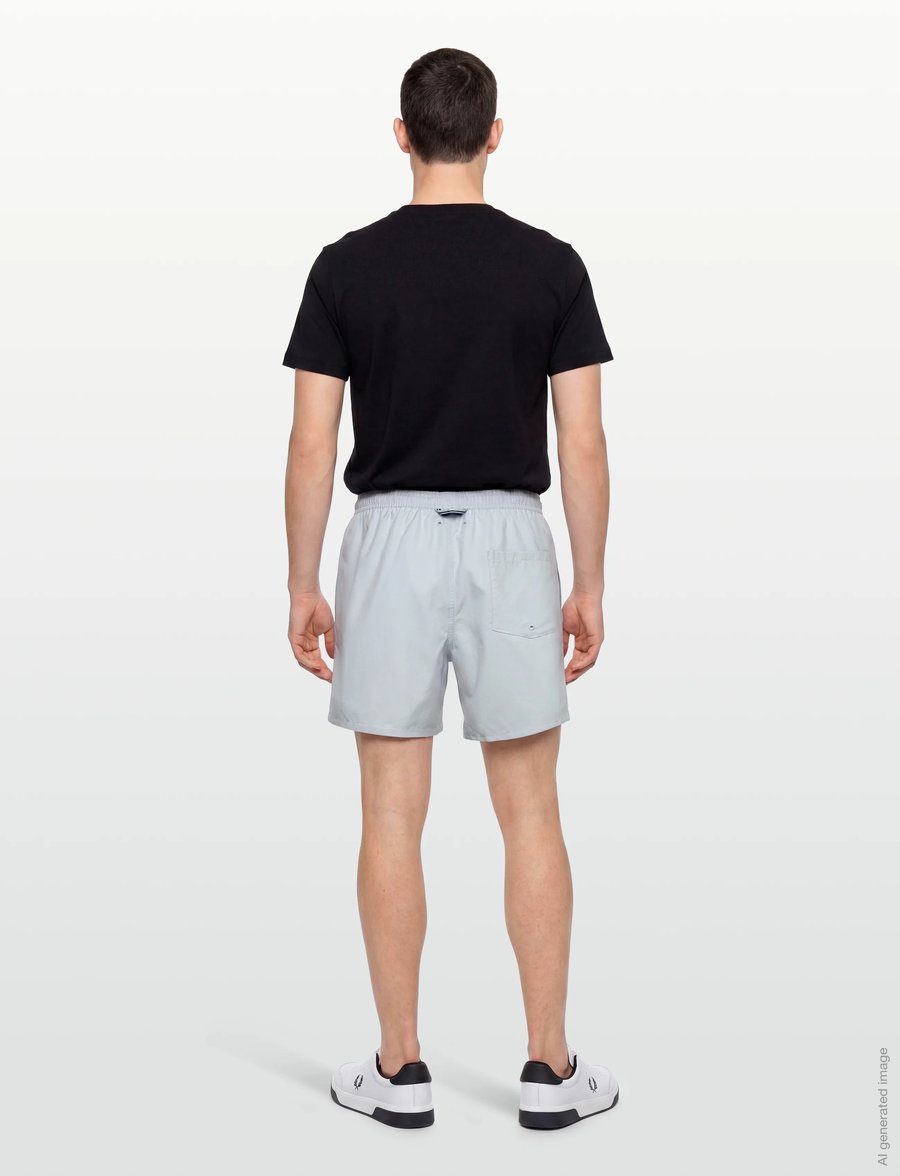 Fred Perry - SWIMSHORTS - badehosen - dusky blue - 4