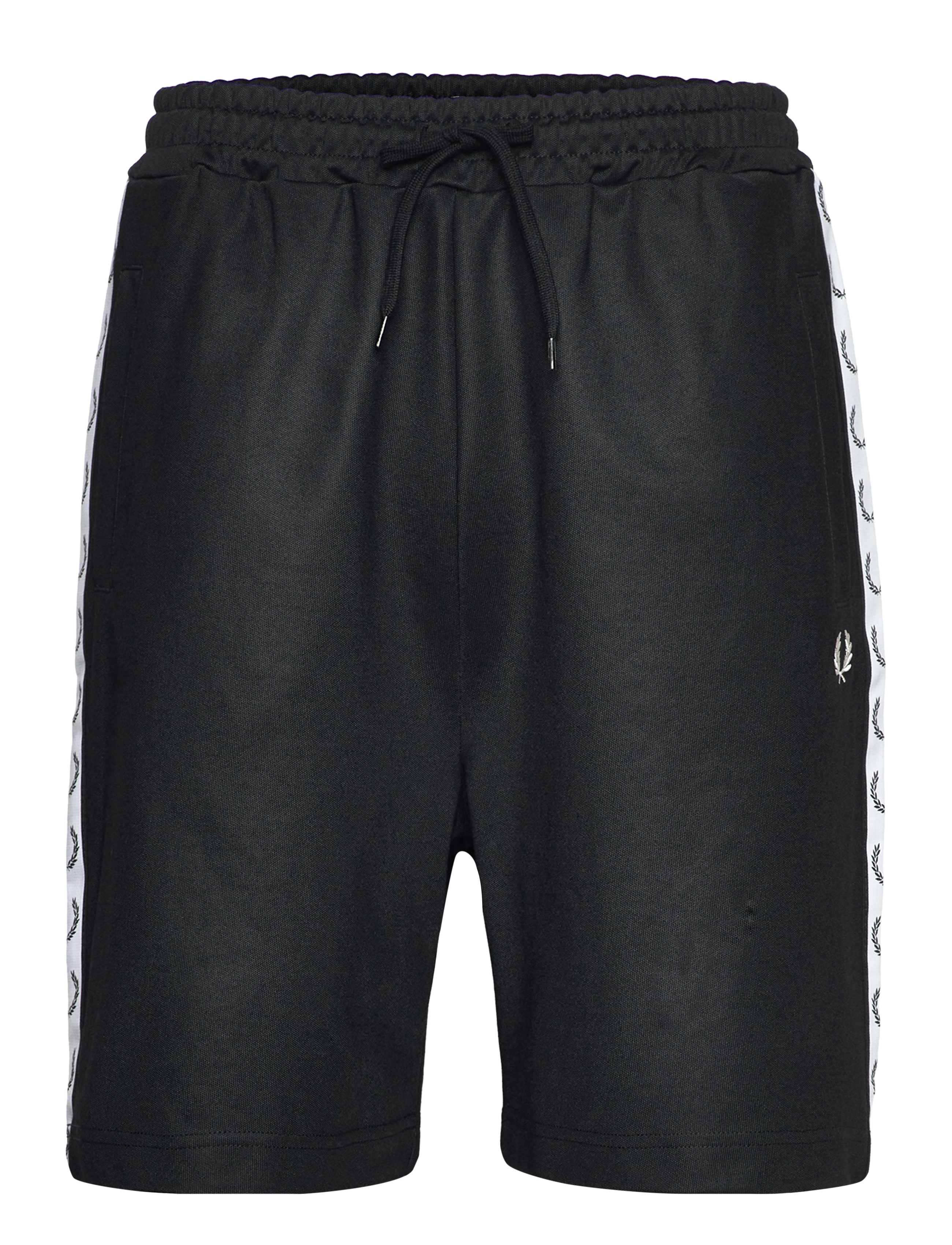 FRED PERRY Taped Tricot Kurz Schwarz - L - Herren