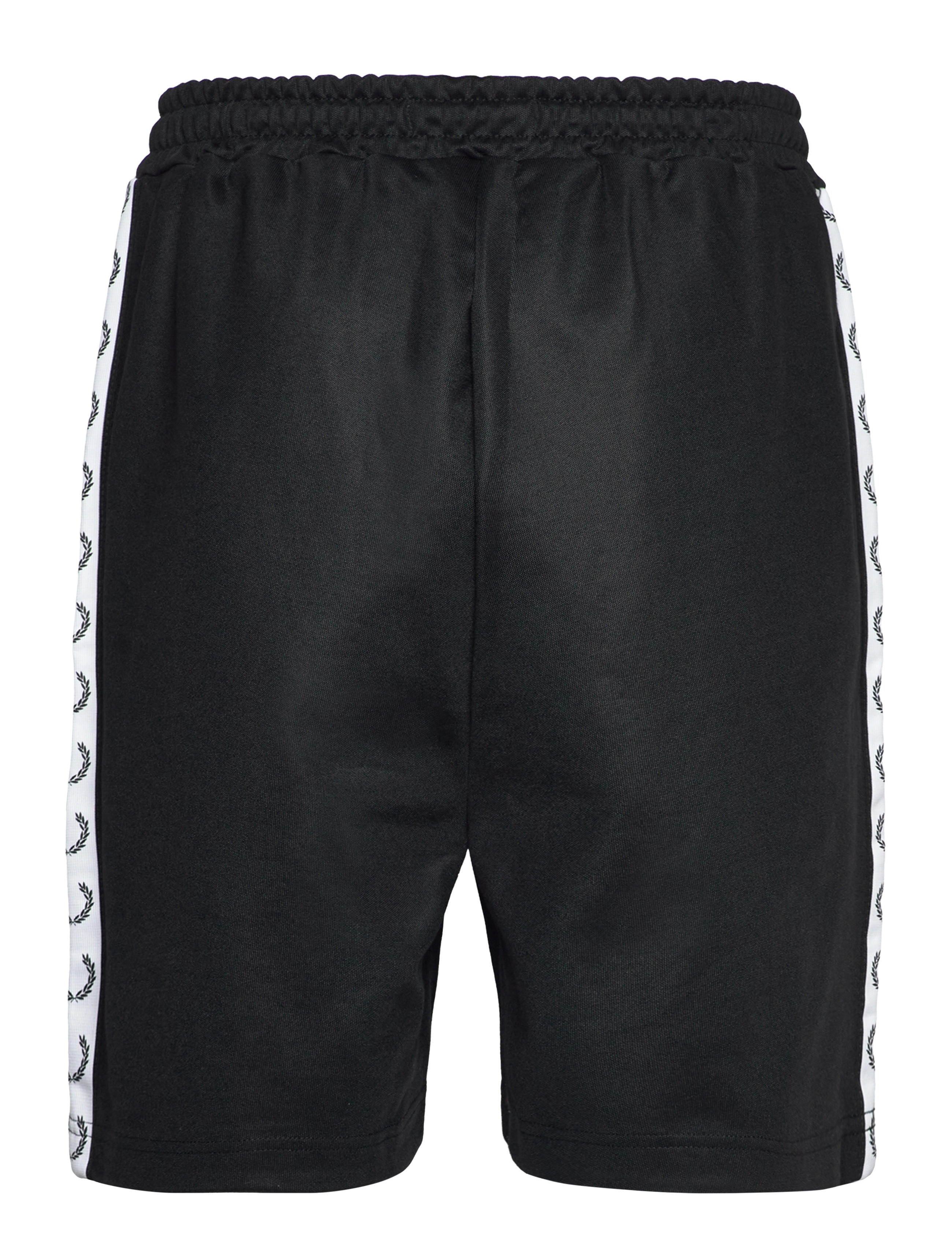 Fred Perry - TAPED TRICOT SHORT - dresowe szorty - black - 1
