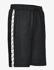 Fred Perry - TAPED TRICOT SHORT - Šortai - black - 3