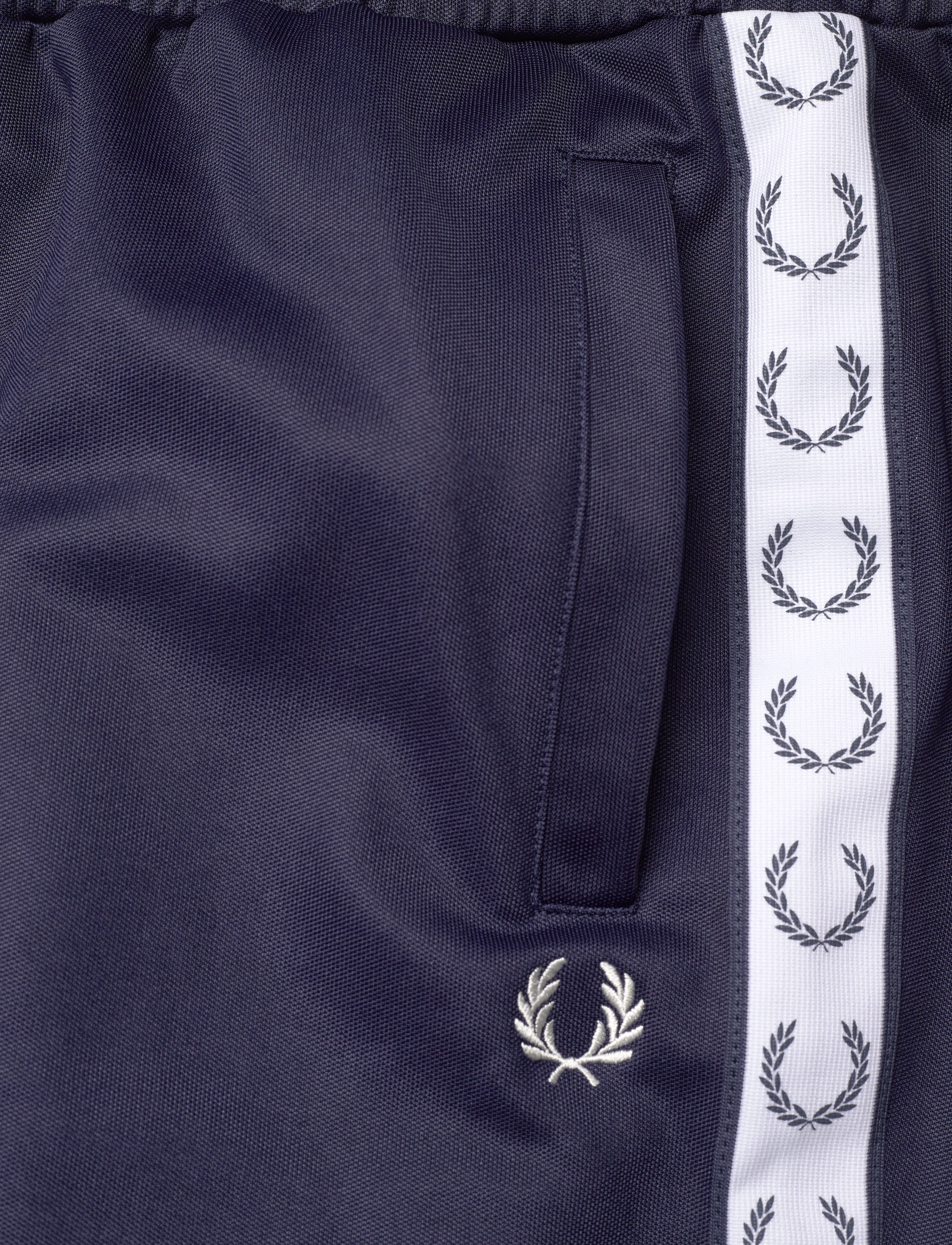 Fred Perry - TAPED TRICOT SHORT - mężczyźni - carbon blue - 4