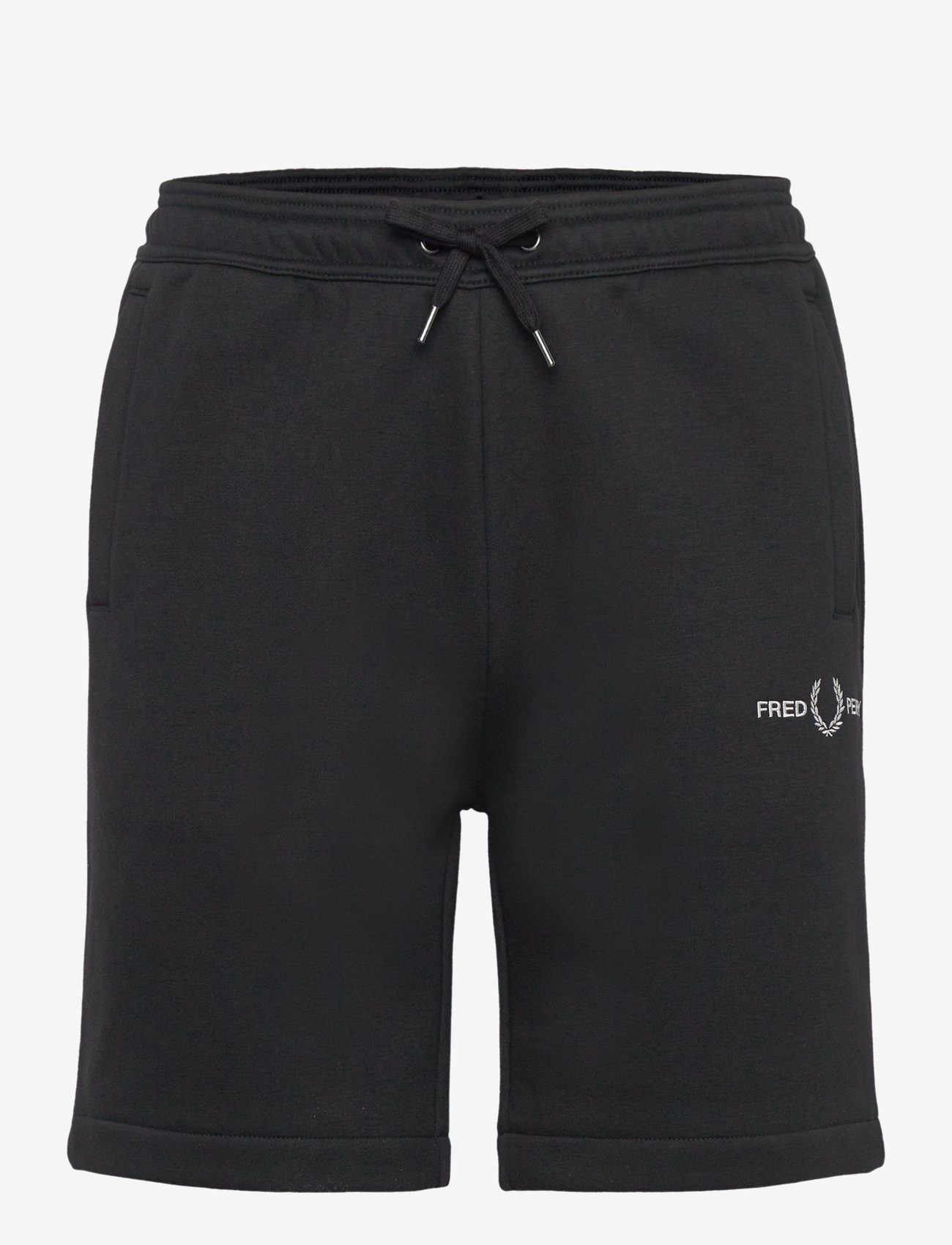 Fred Perry - EMBROID SWEAT SHORT - black - 0