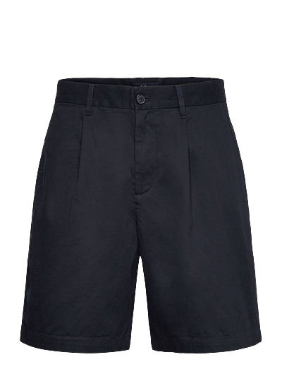 Fred Perry LONG PLEATED SHORT - Fred Perry - NAVY / navy