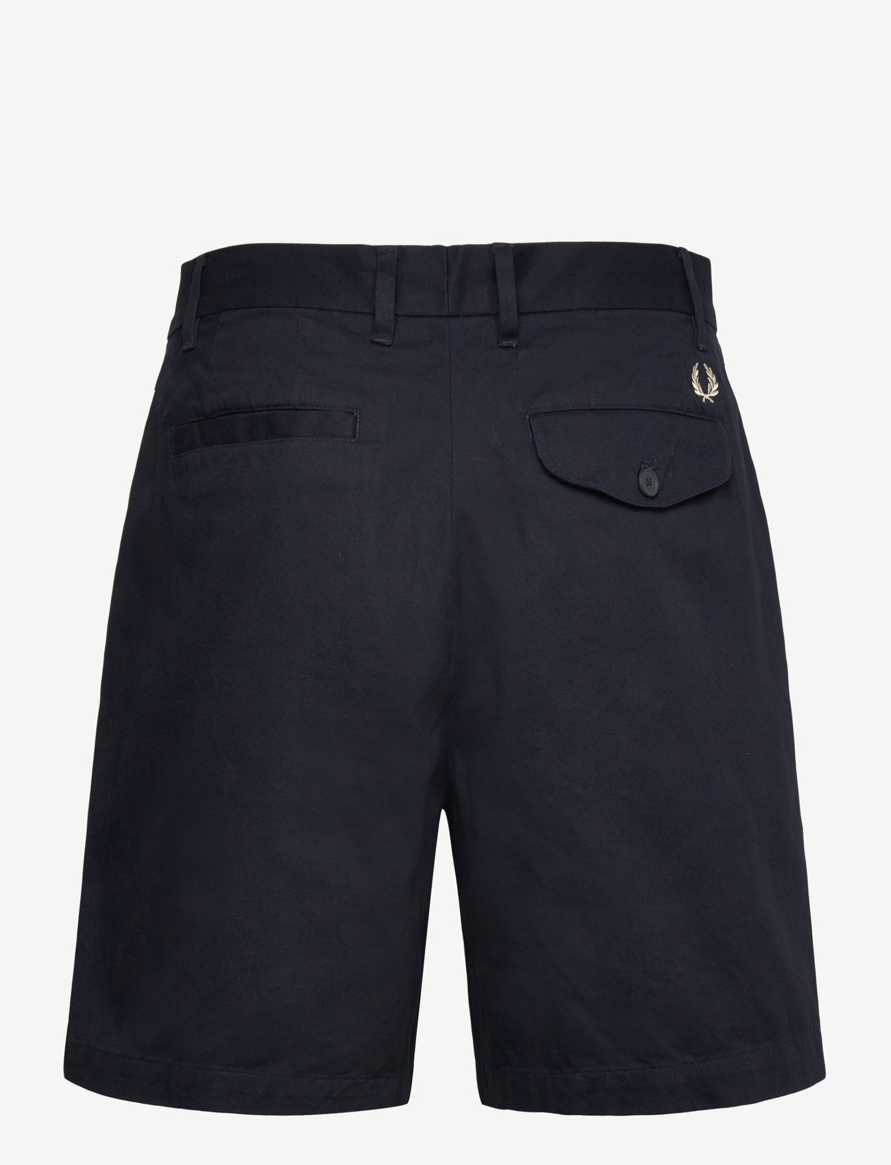 Fred Perry - LONG PLEATED SHORT - chinos shorts - navy - 1