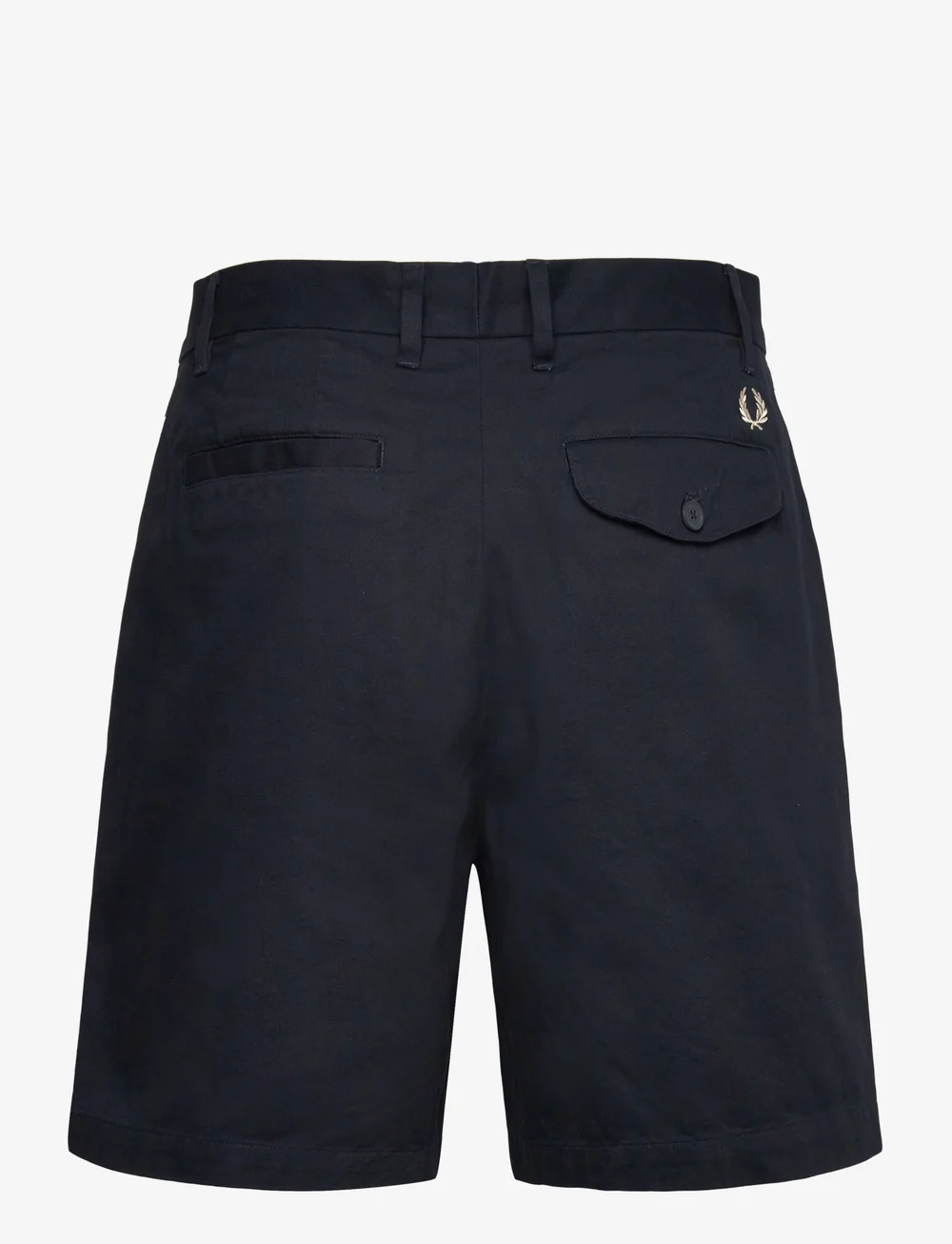 Fred Perry - LONG PLEATED SHORT - chinos shorts - navy - 1