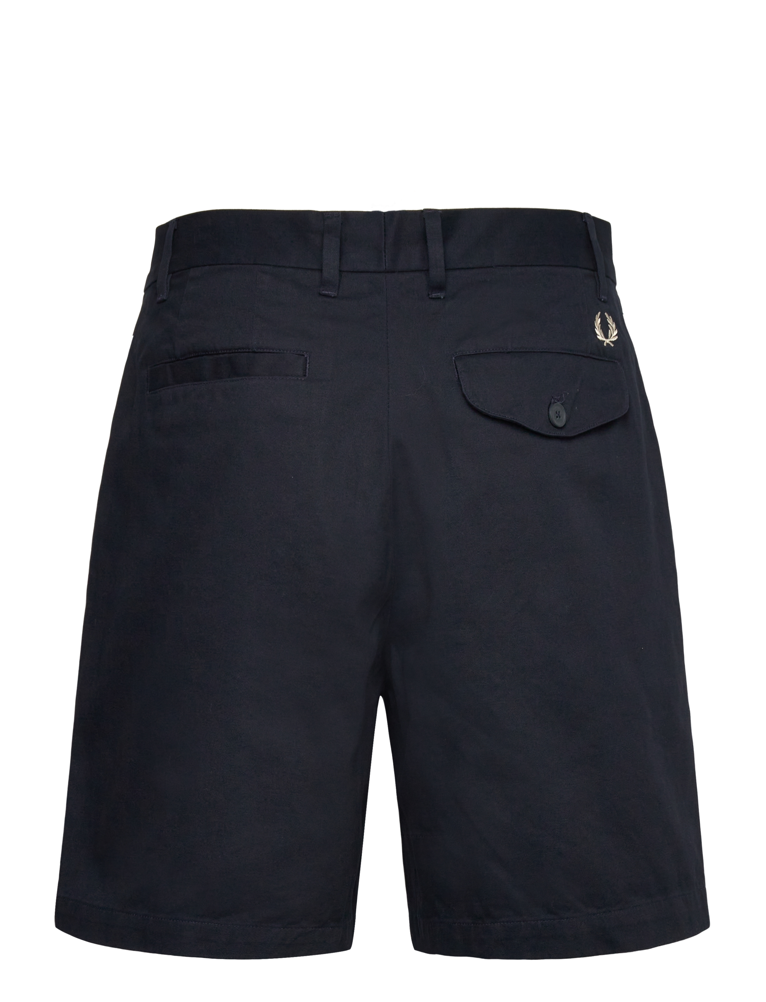 Fred Perry - LONG PLEATED SHORT - chinos shorts - navy - 1