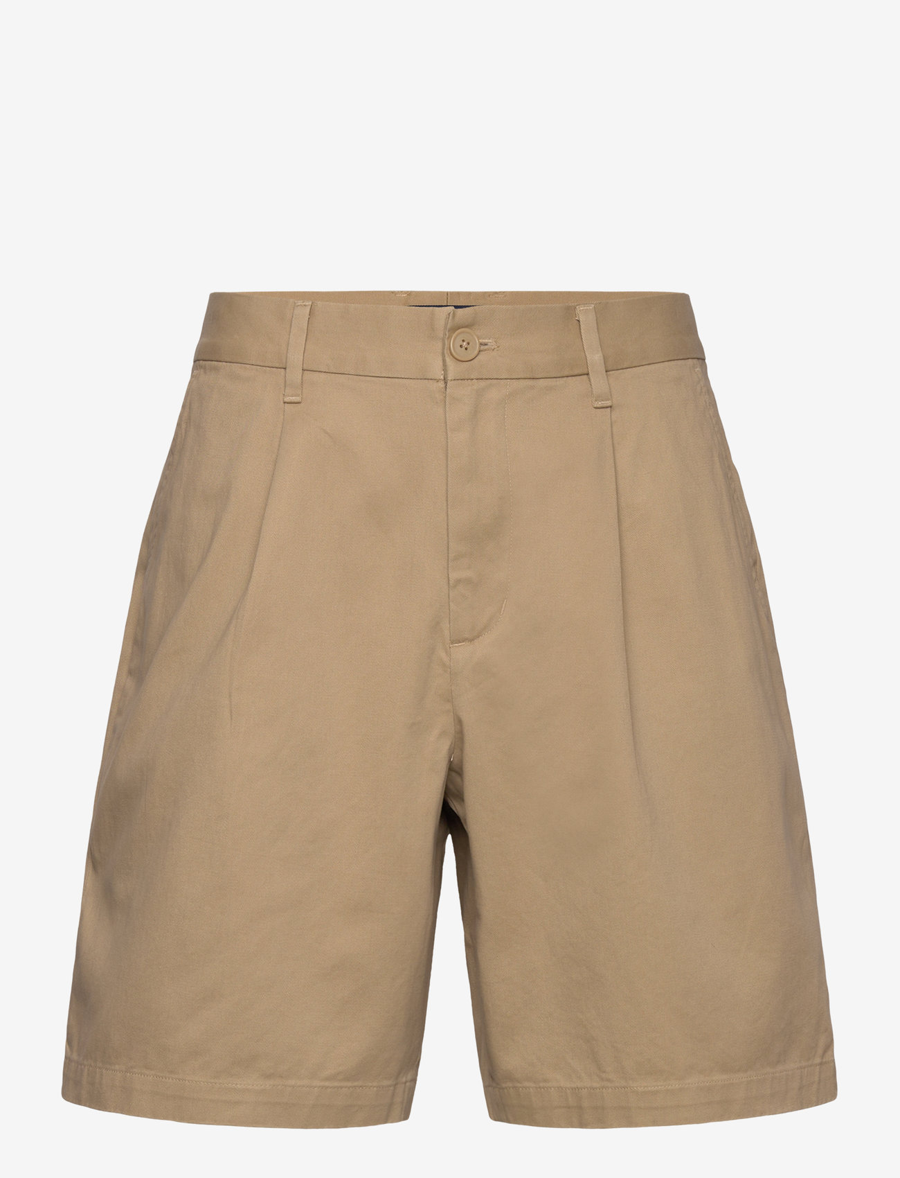 Fred Perry - LONG PLEATED SHORT - chinos shorts - warm stone - 0