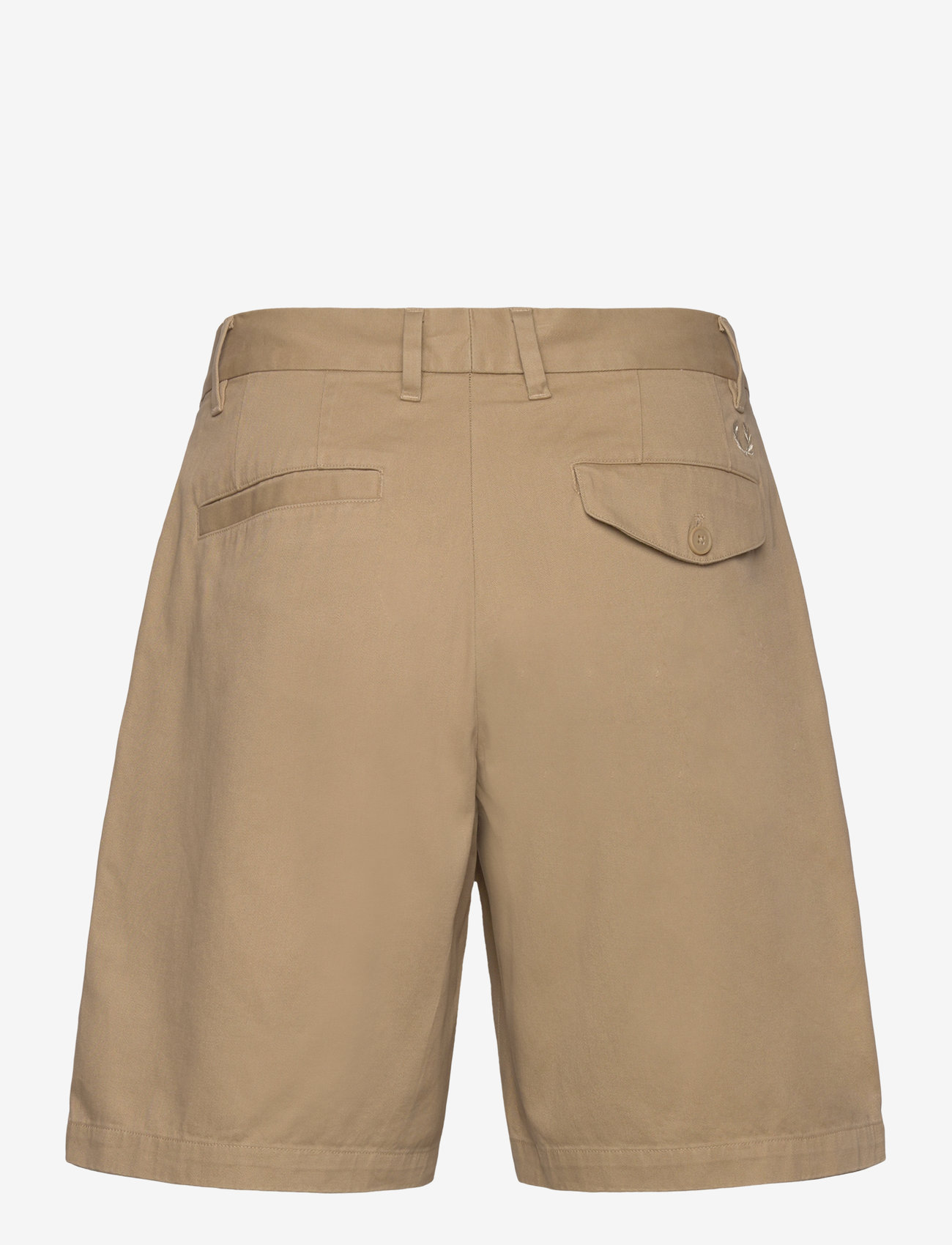 Fred Perry - LONG PLEATED SHORT - chinos shorts - warm stone - 1