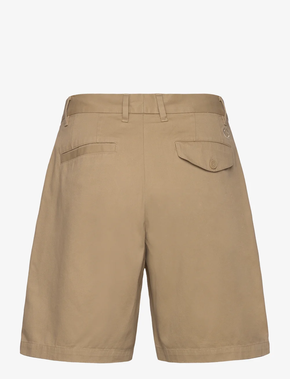 Fred Perry - LONG PLEATED SHORT - chinos shorts - warm stone - 1