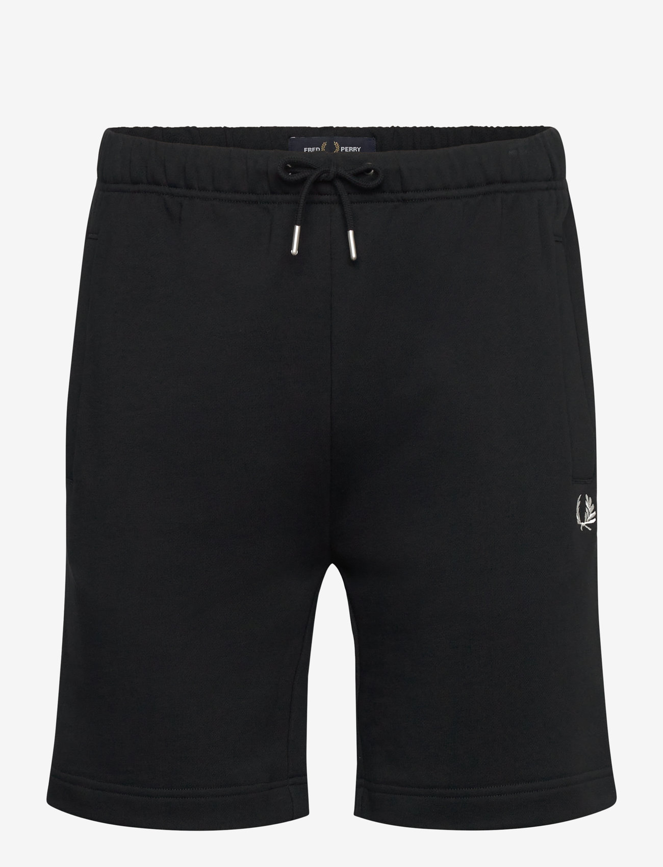 Fred Perry - TIPPED SWEAT SHORT - lühikesed dressipüksid - black - 0