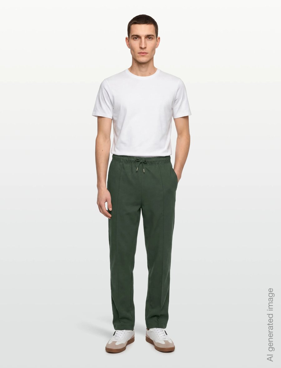 Fred Perry - DASH TAPED TRACK PANT - freizeithosen - court green - 0