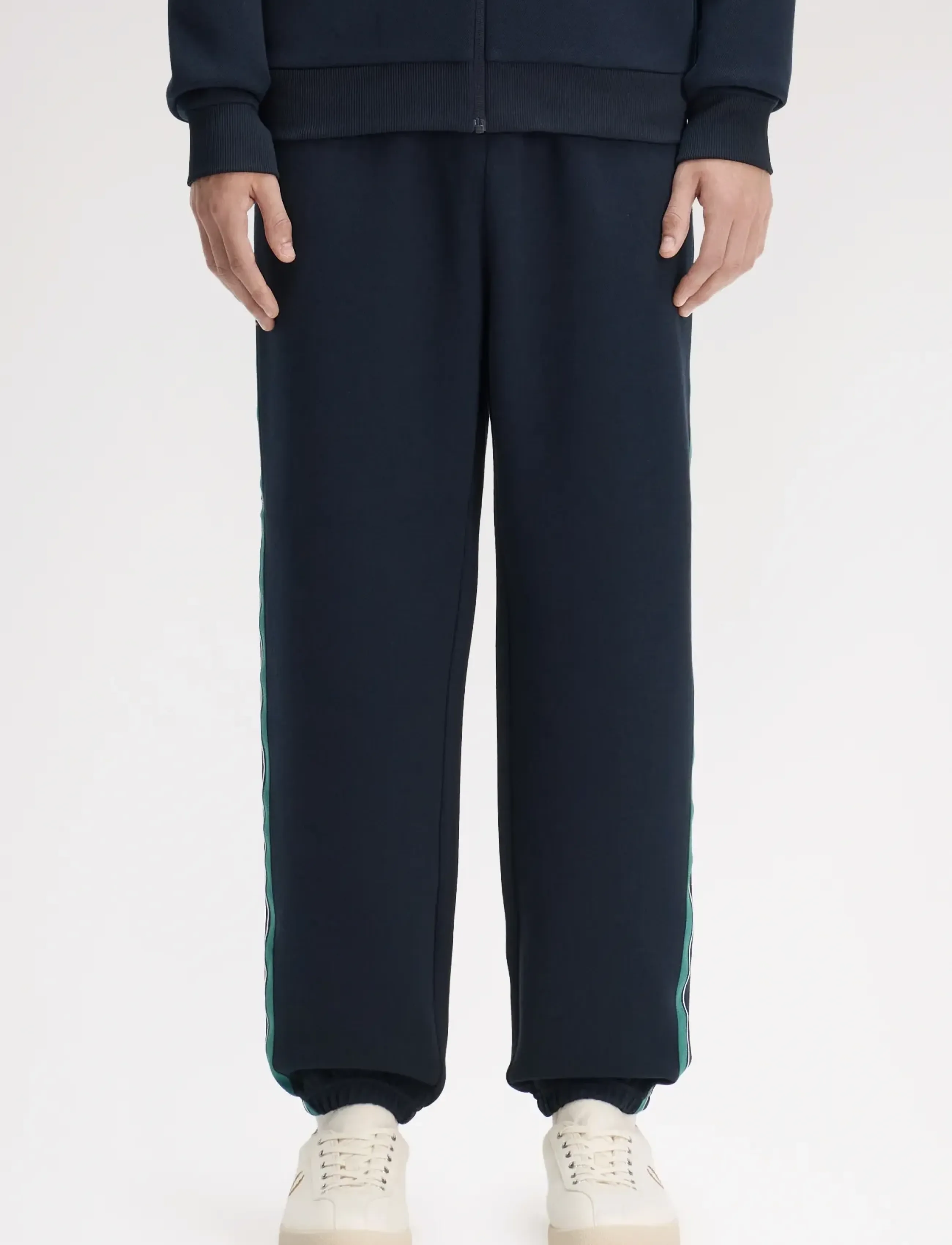 Fred Perry - STRIPE TAPE TRACK PANT - nach anlass kaufen - navy - 0