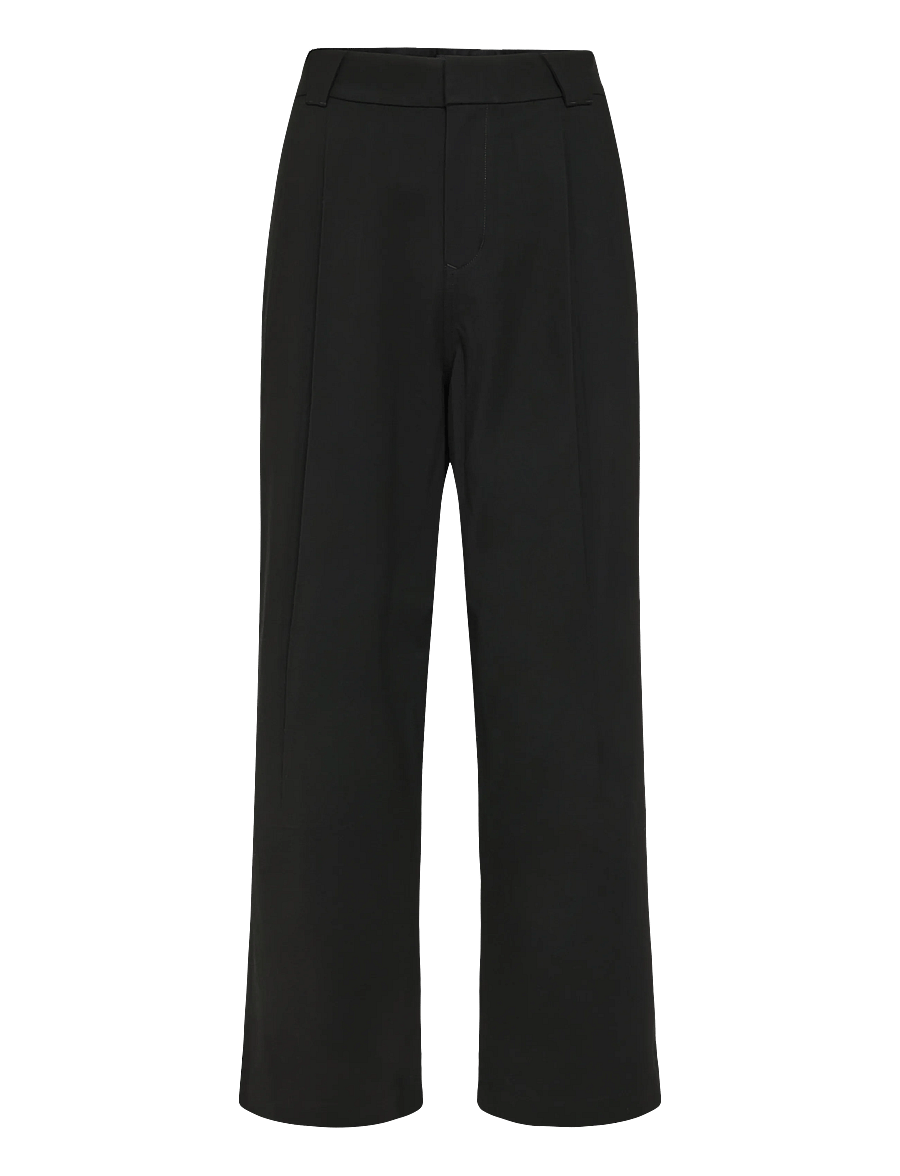 Fred Perry - PLEATED TROUSER - freizeithosen - black moss - 0