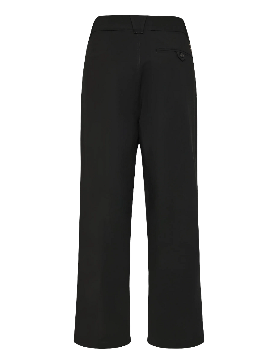 Fred Perry - PLEATED TROUSER - freizeithosen - black moss - 1