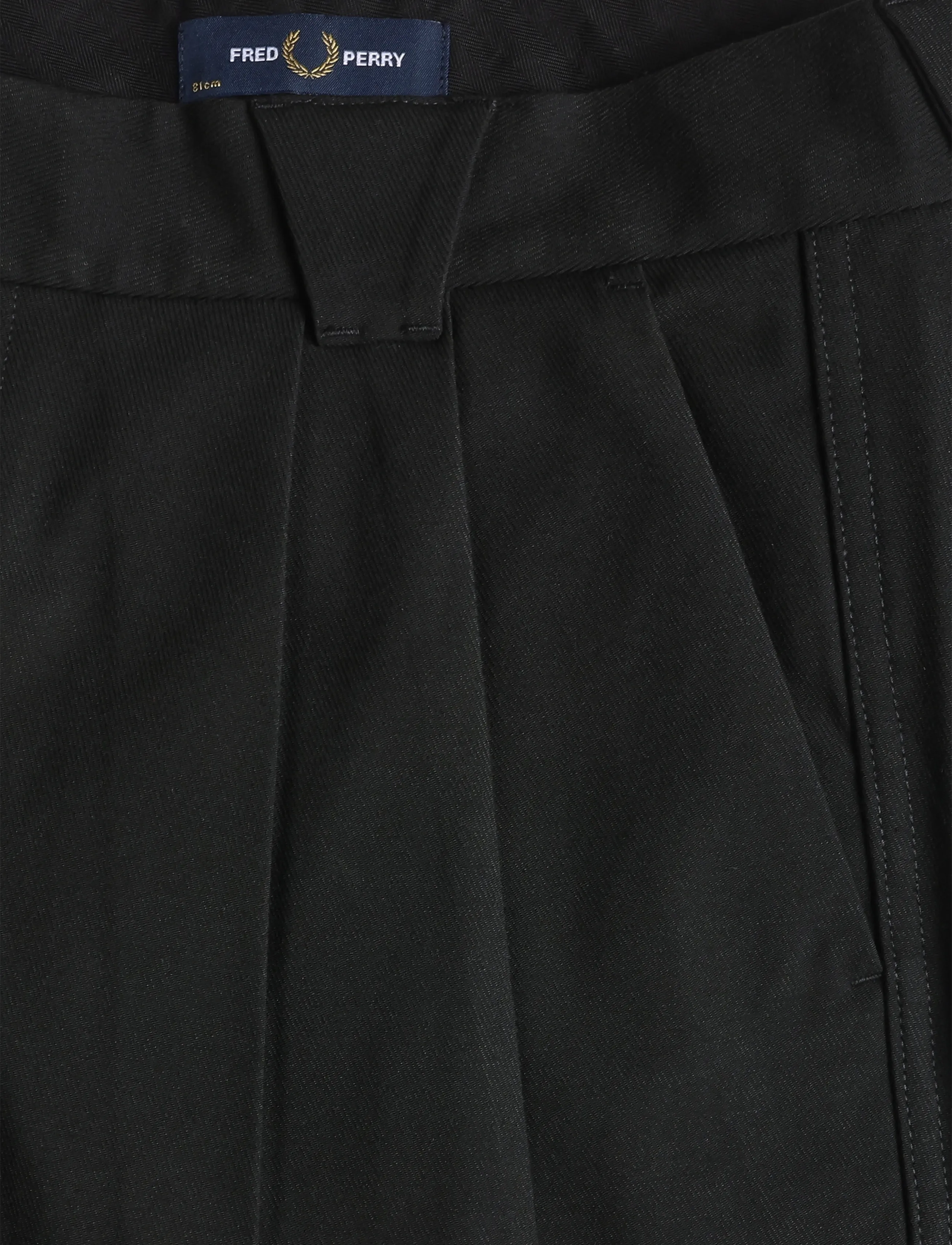 Fred Perry - PLEATED TROUSER - black moss - 2