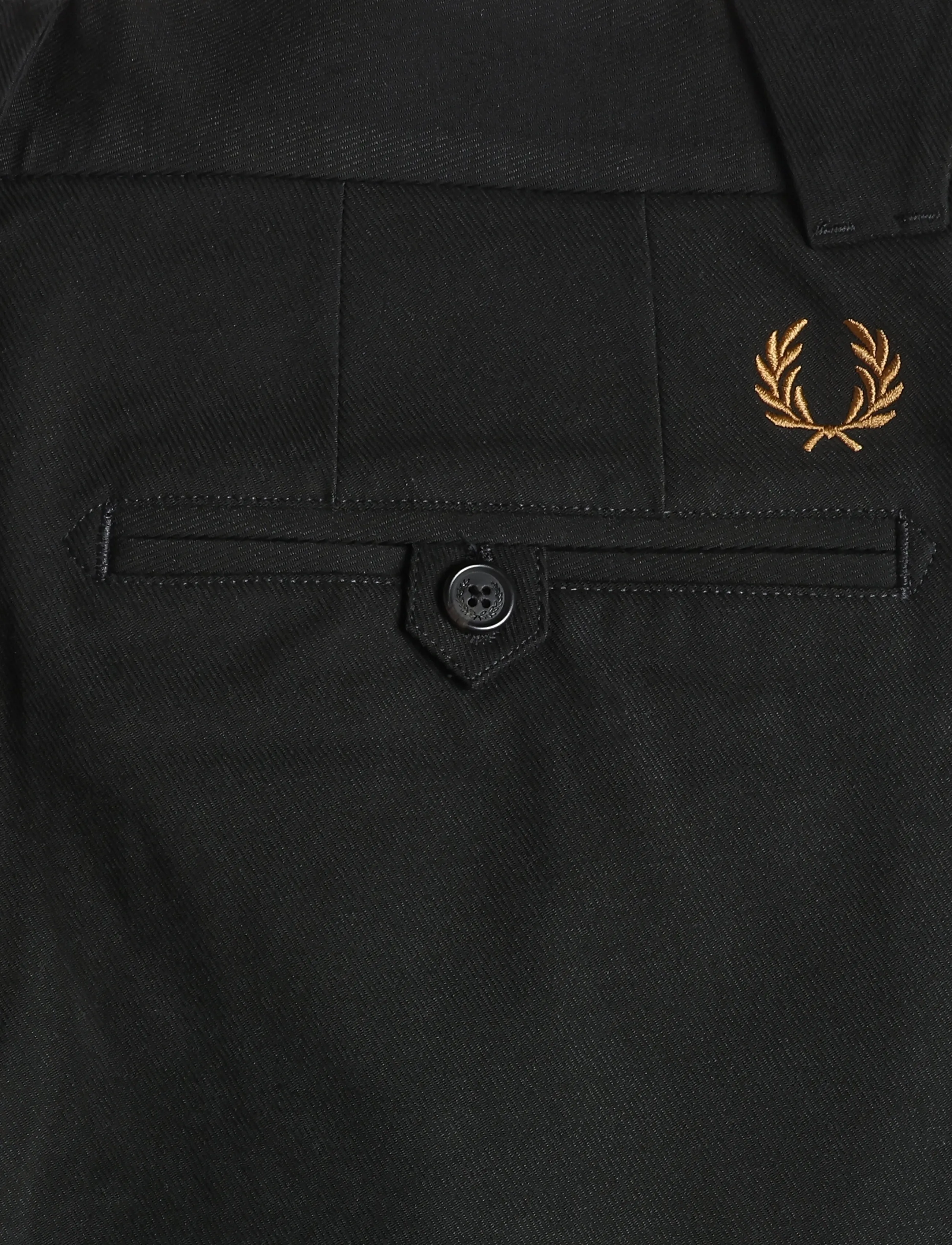 Fred Perry - PLEATED TROUSER - black moss - 4