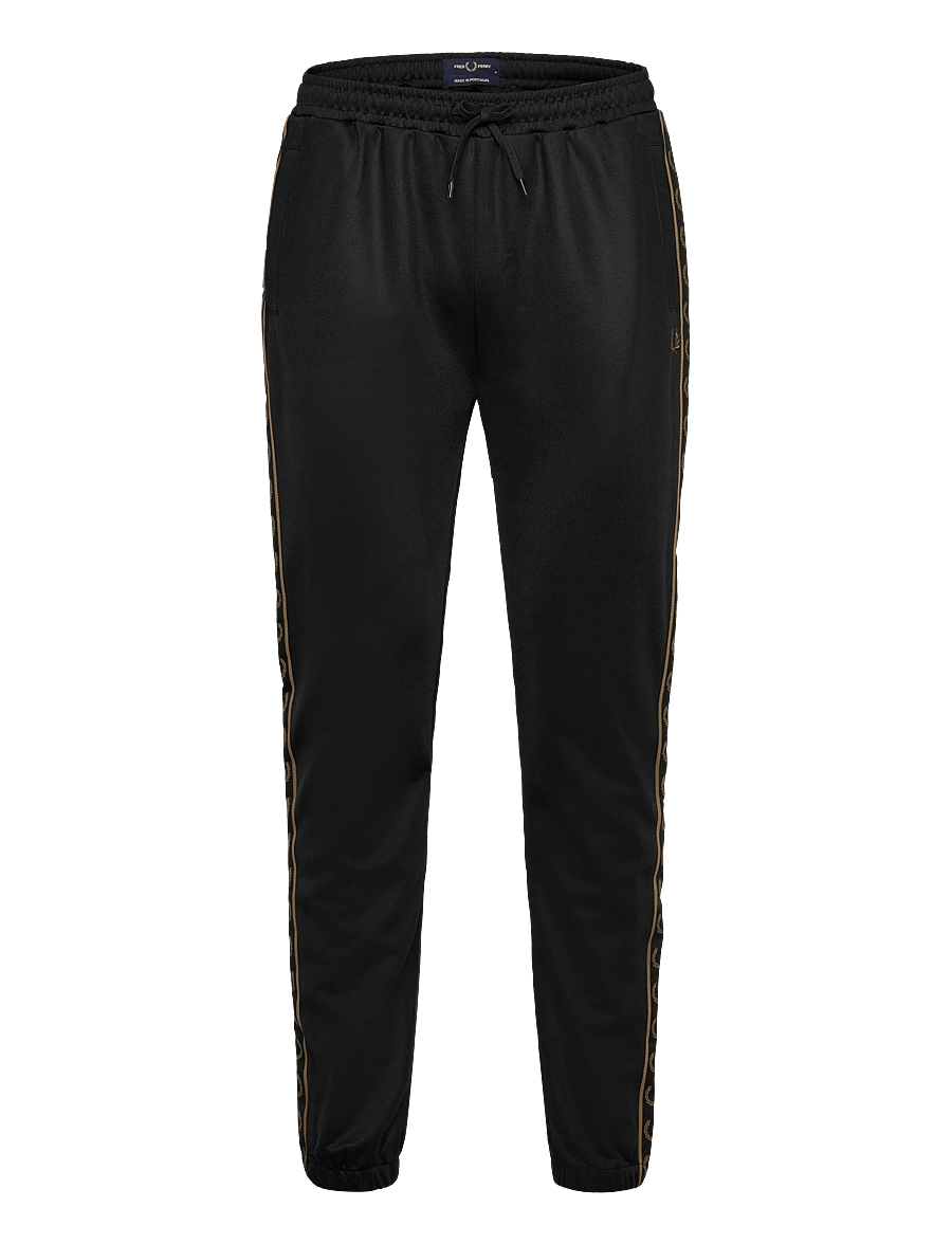 Fred Perry - CONTRAST TAPE TRACK PANT - black/shadedston - 0