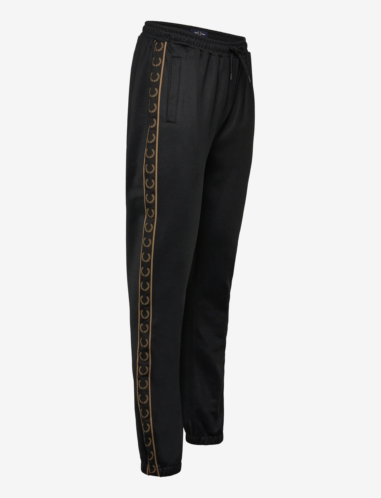 Fred Perry - CONTRAST TAPE TRK PANT - nach anlass kaufen - black/shadedston - 2