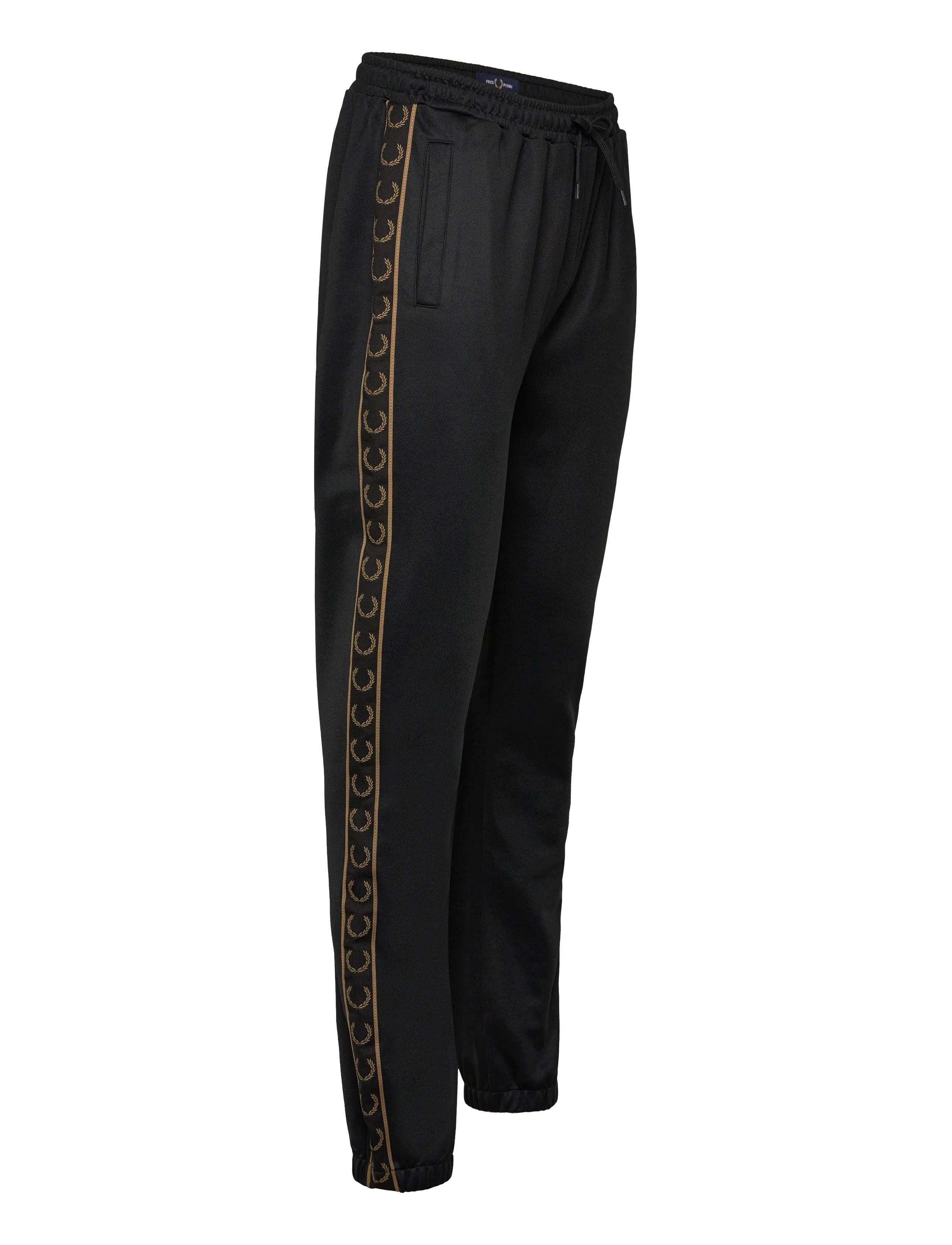 Fred Perry - CONTRAST TAPE TRACK PANT - black/shadedston - 2
