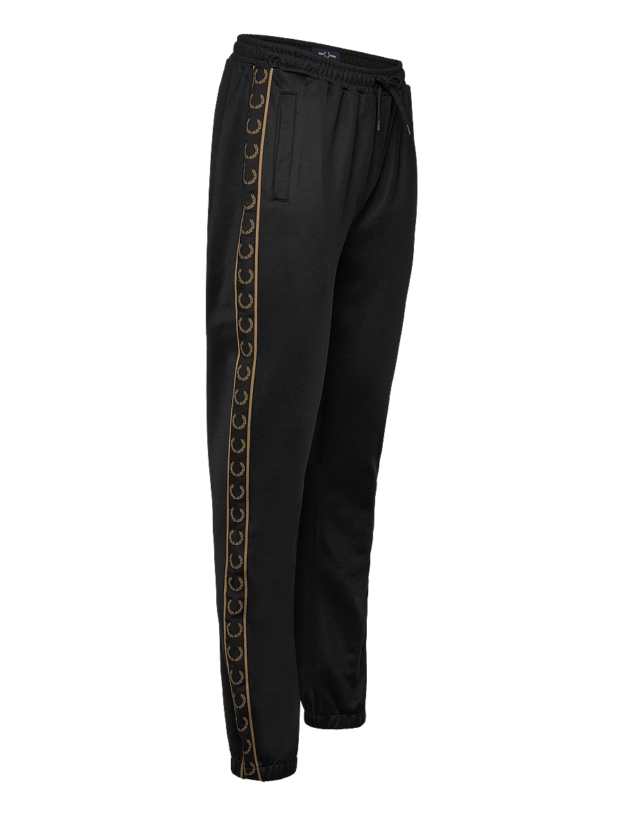 Fred Perry - CONTRAST TAPE TRACK PANT - black/shadedston - 2