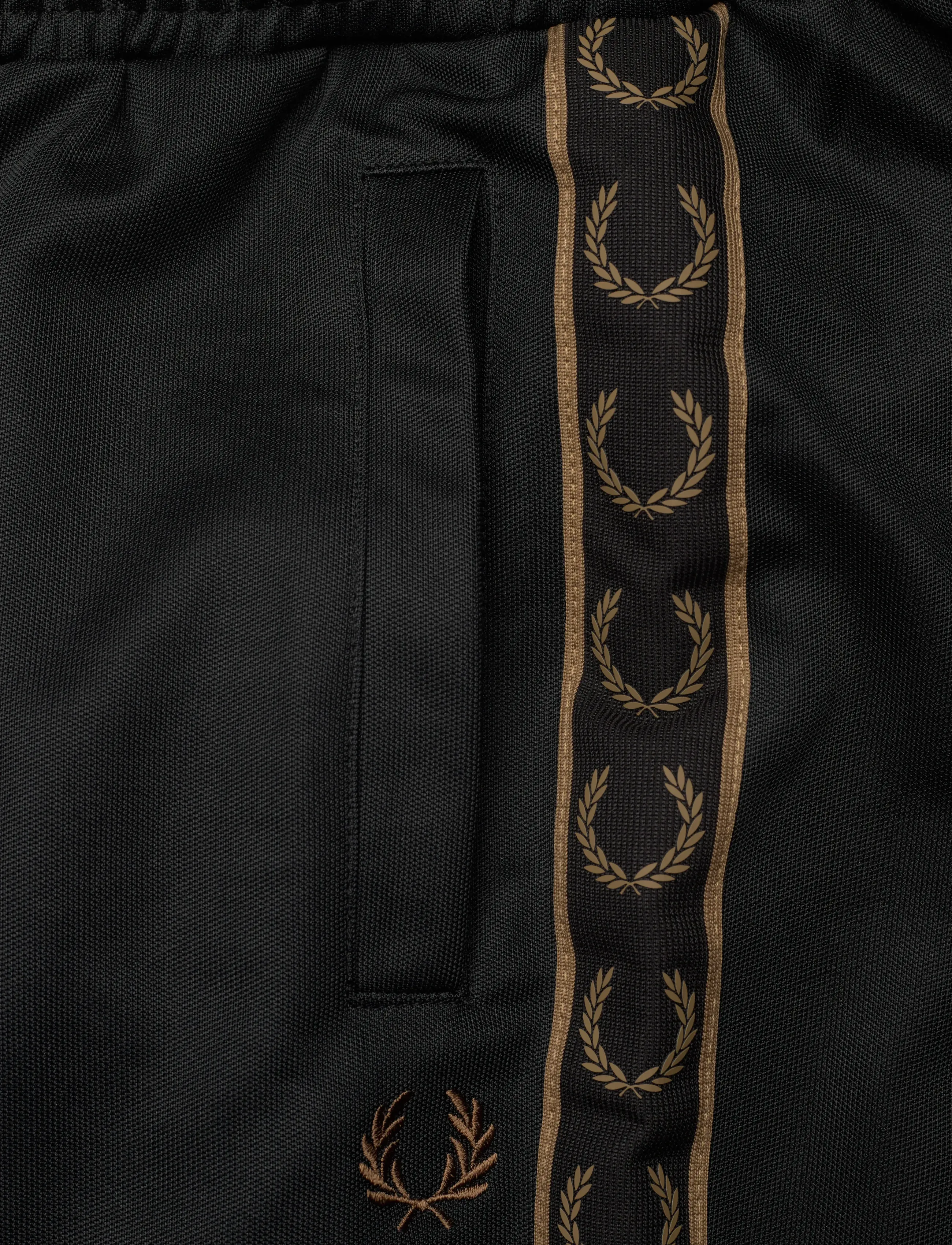 Fred Perry - CONTRAST TAPE TRACK PANT - black/shadedston - 4