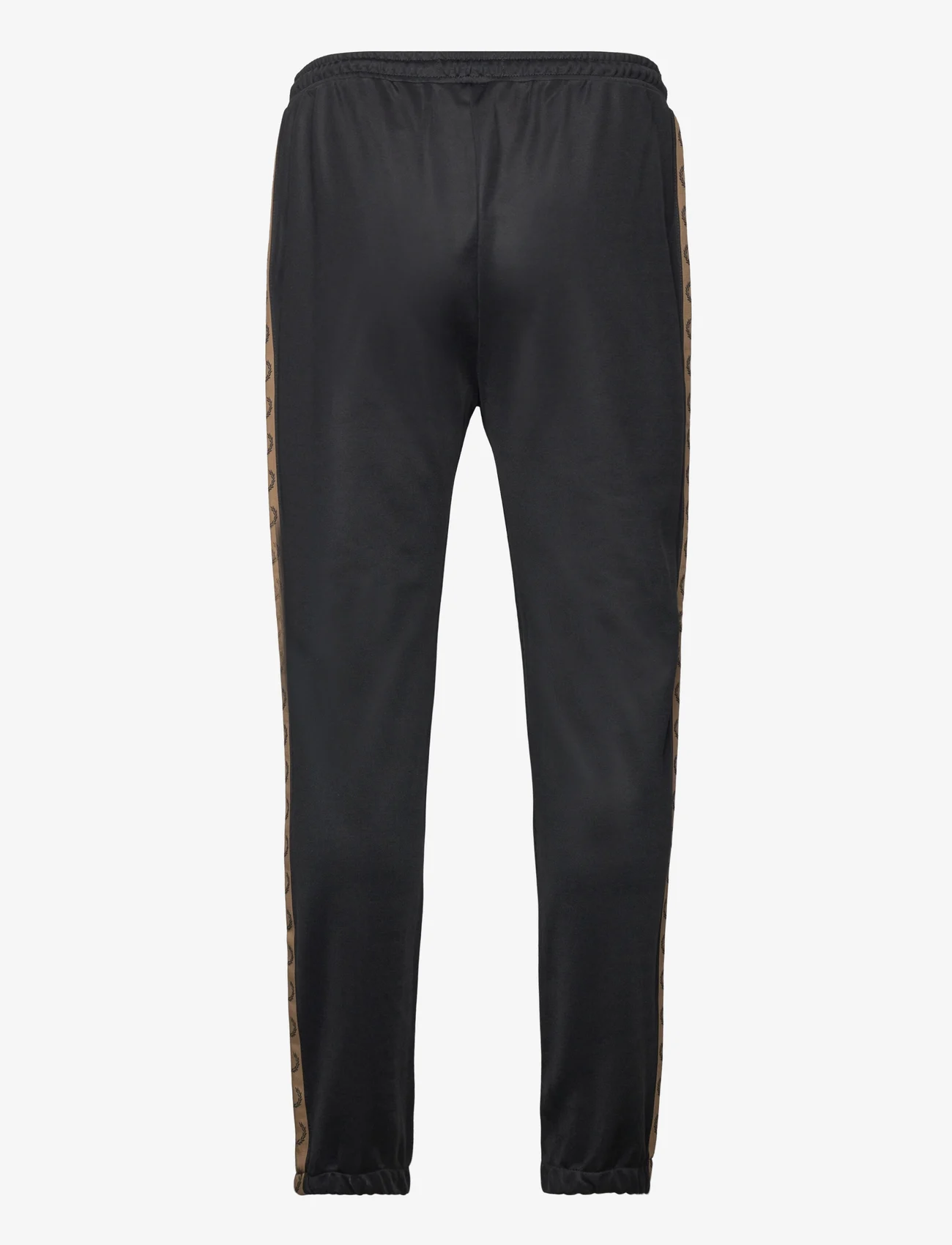 Fred Perry - CONTRAST TAPE TRACK PANT - joggebukser - black/shadedston - 1