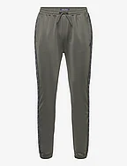 CONTRAST TAPE TRACK PANT - FIELD GRN/BLK
